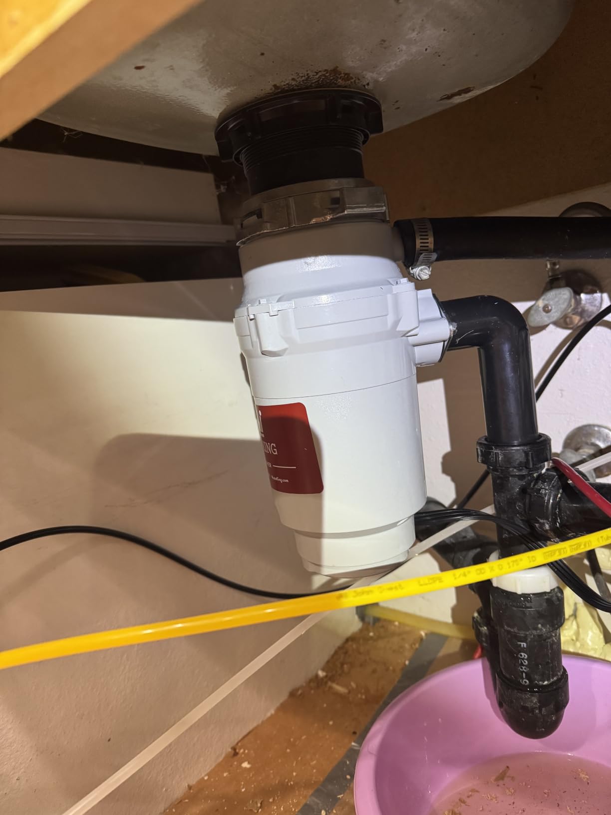 Waste King Garbage Disposal for Kitchen Sink with Power Cord, Compact Food Waste Disposer, L-111 customer photo 1