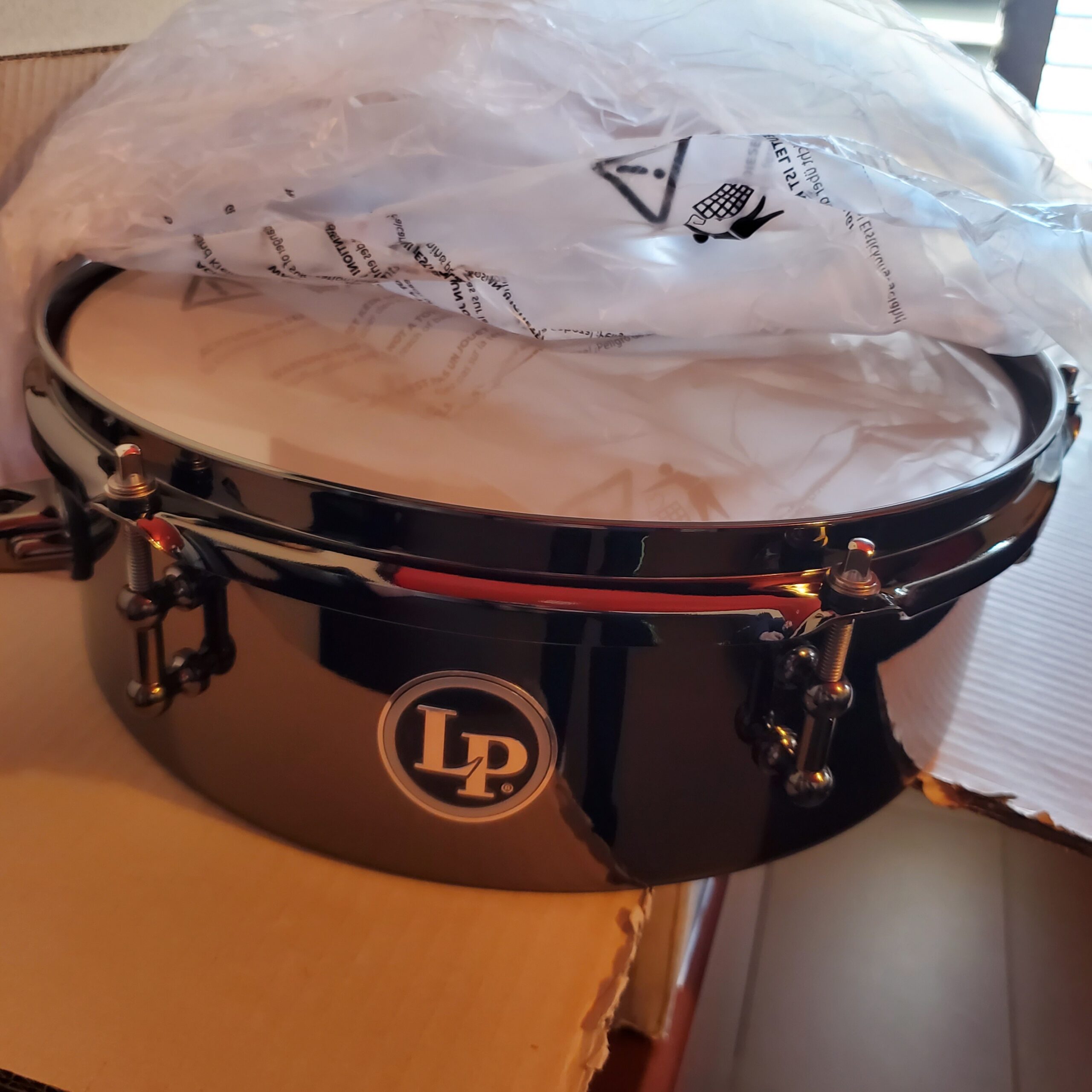Latin Percussion LP552TD Drum Set Timbale 4X12 Black Nickel customer photo 2