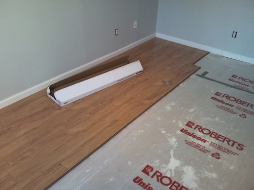 ROBERTS 100 sq. ft. Unison Premium 2-in-1 Underlayment customer photo 1