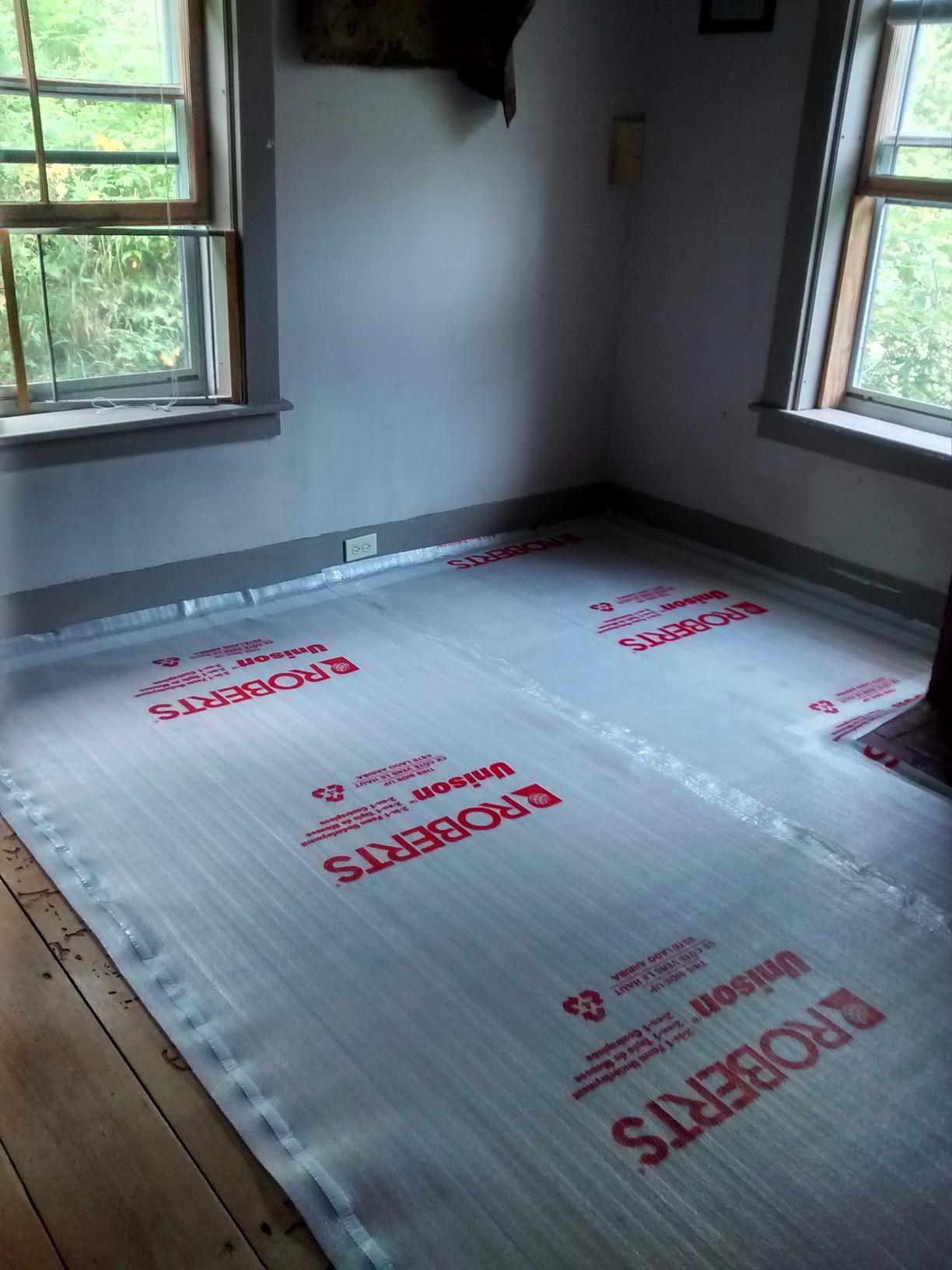 ROBERTS 100 sq. ft. Unison Premium 2-in-1 Underlayment customer photo 2
