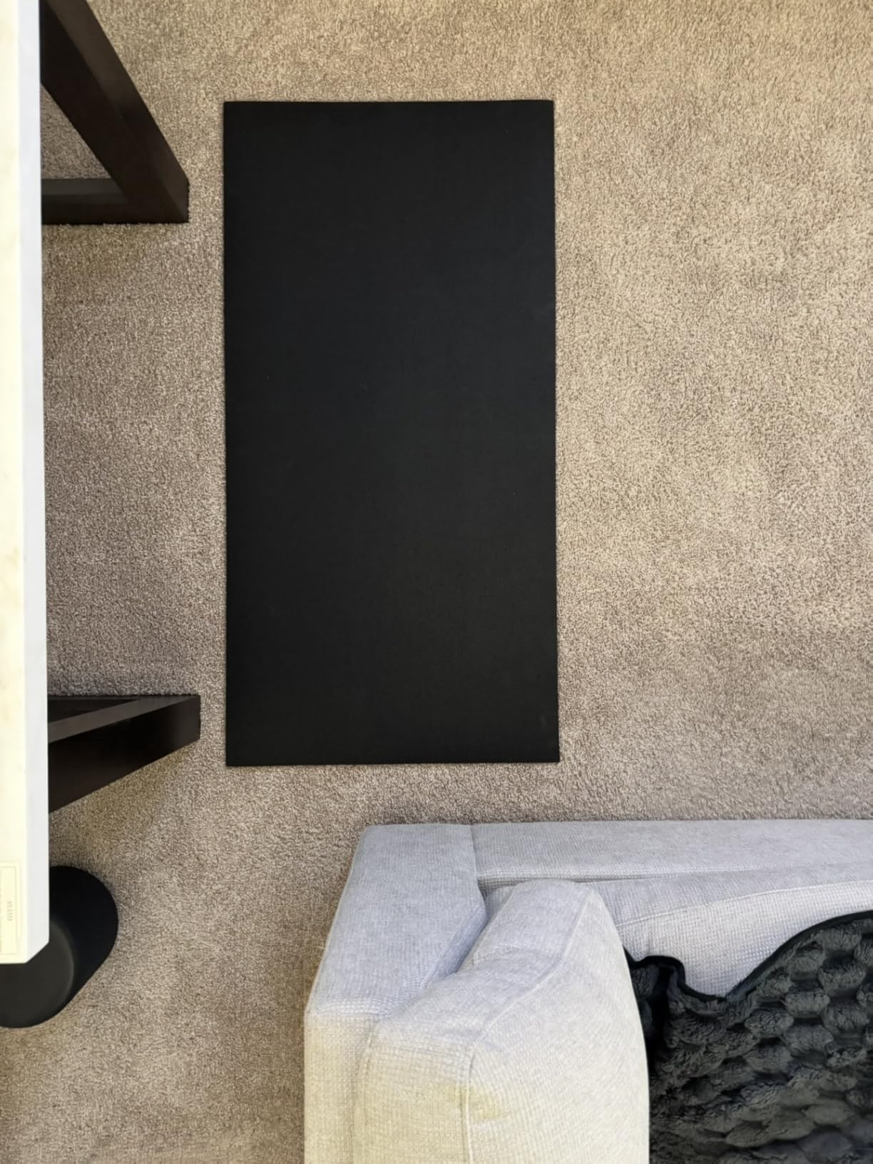 Rubber-Cal Recycled Flooring 3/8 in. x 4 ft. x 6 ft. - Black Rubber Mats customer photo 2
