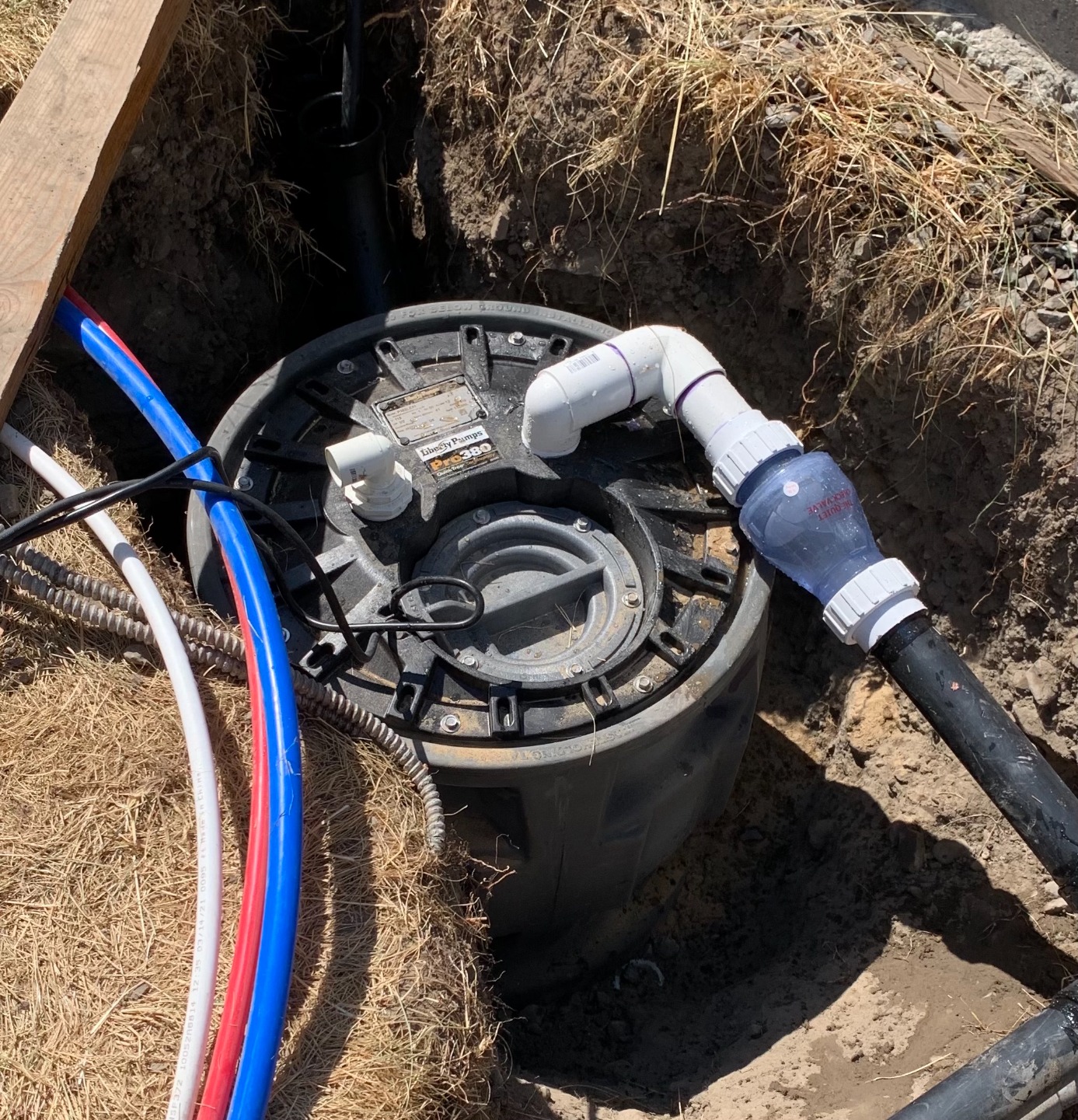 Liberty Pumps P382LE51 1/2-Horse Power 24 by 24-Inch Pro380 Series Simplex Sewage System customer photo 2