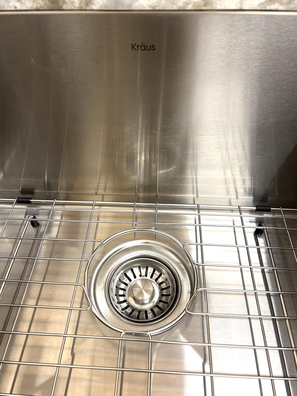 KRAUS Standart Pro 30-inch Undermount Single Bowl 16 Gauge Stainless Steel Kitchen Sink, KHU100-30 customer photo 2