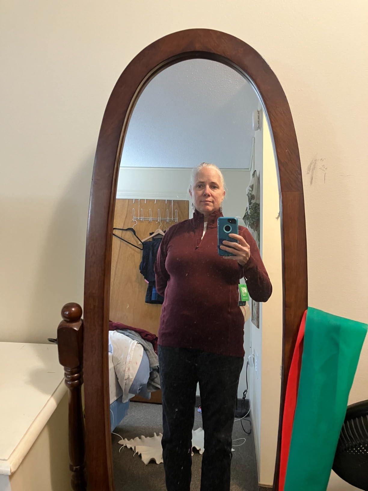 100% Merino Wool - Midweight Womens 1/4 Zip - Midlayer customer photo 1