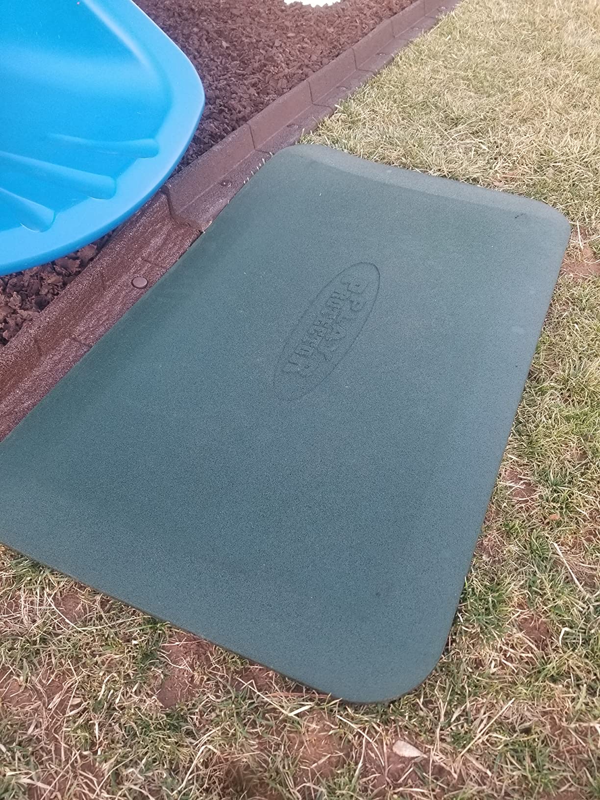 Gorilla Playsets 09-0012-PAIR-G Protective Rubber Mat For Swing Set of 2 Mats, Green customer photo 2