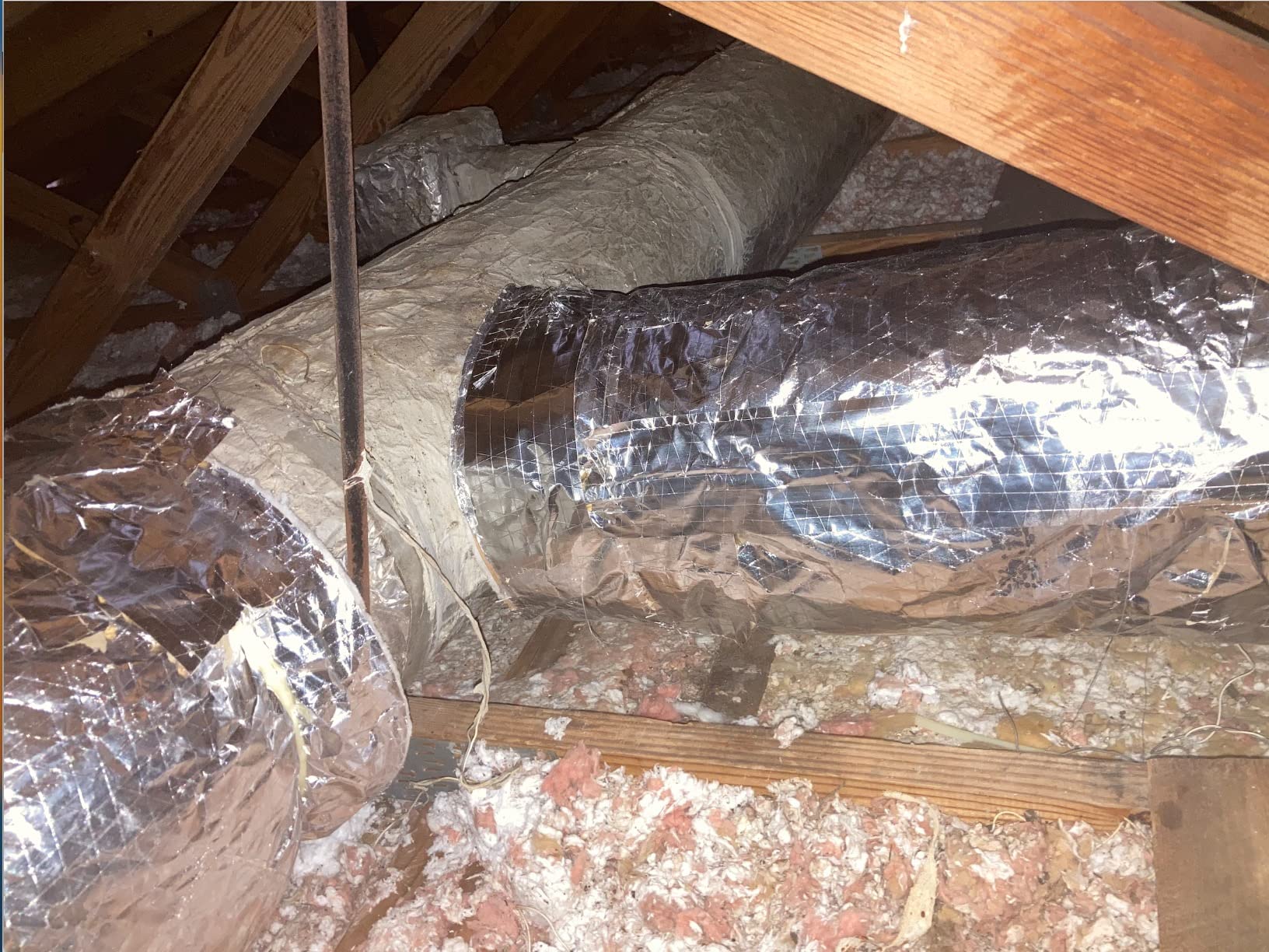 Duct Insulation, 1-1/2In x 48In x 25Ft Fiberglass Duct Wrap customer photo 2