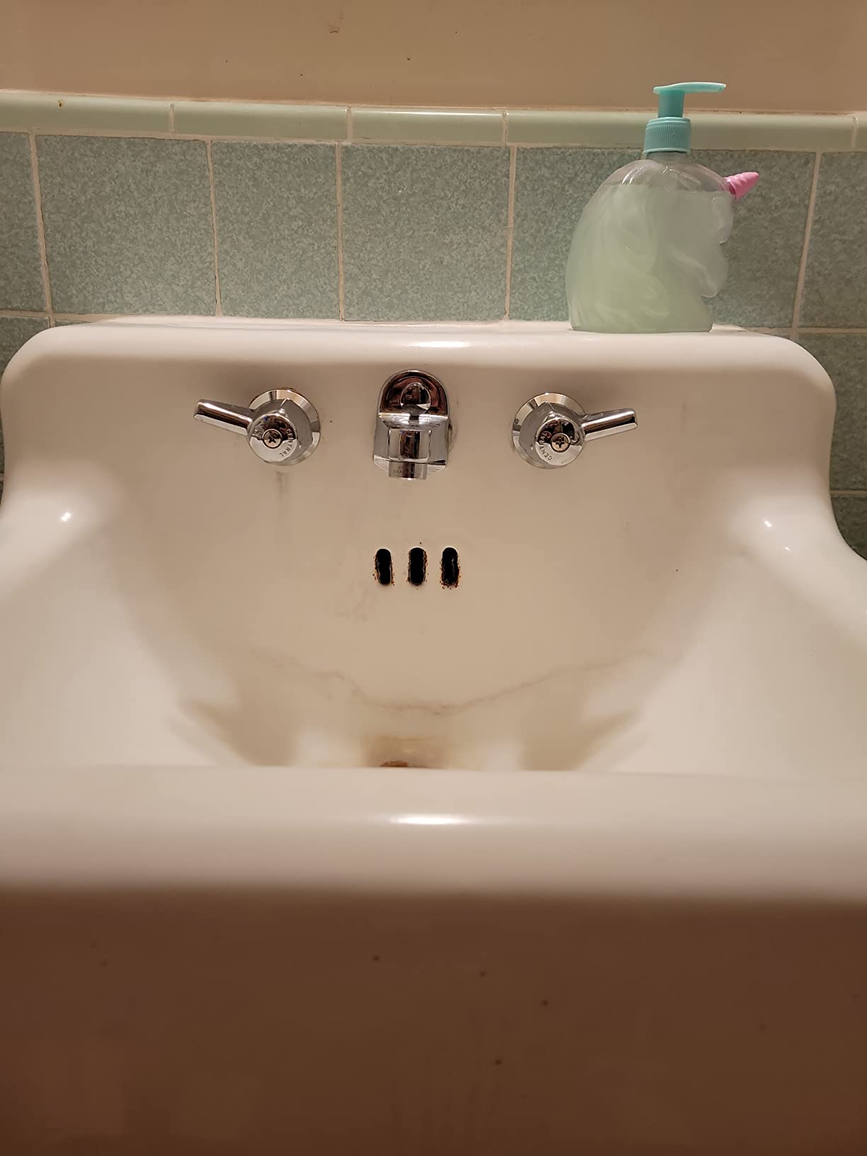 Central Brass 1177-DA Two Handle Shelf Back Bathroom Faucet in Chrome customer photo 1
