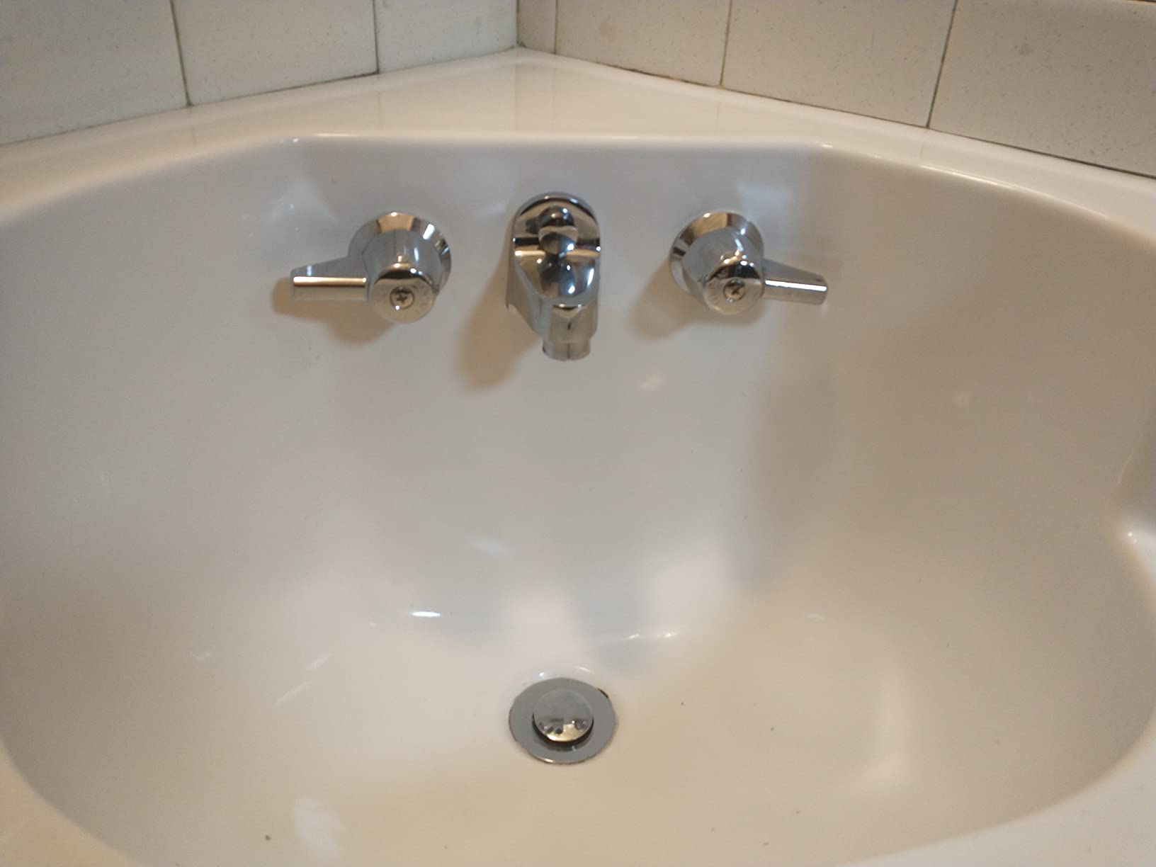 Central Brass 1177-DA Two Handle Shelf Back Bathroom Faucet in Chrome customer photo 2