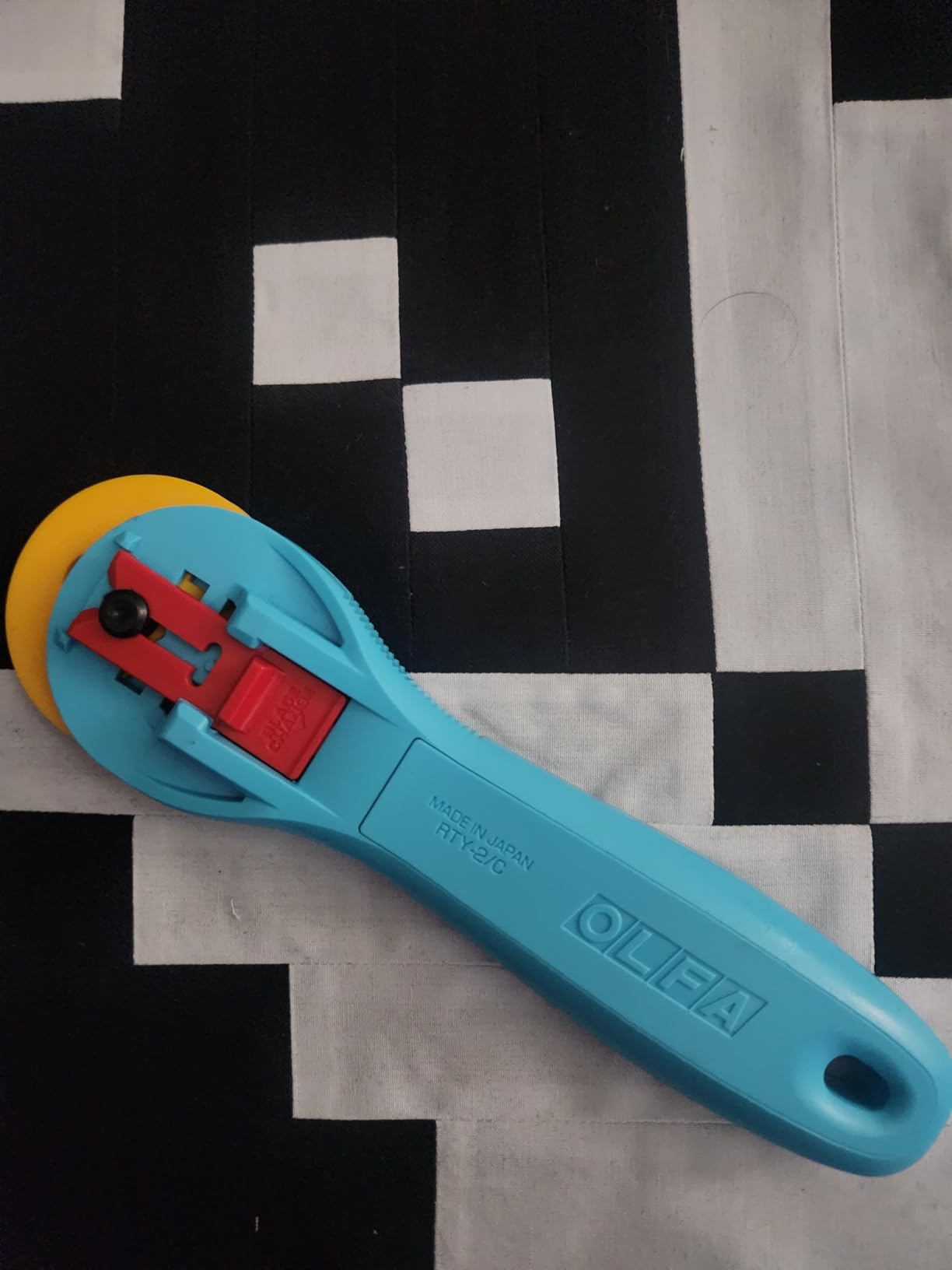 OLFA 45mm Quick-Change Rotary Cutter (RTY-2/C) - Tungsten Blade, Aqua customer photo 1