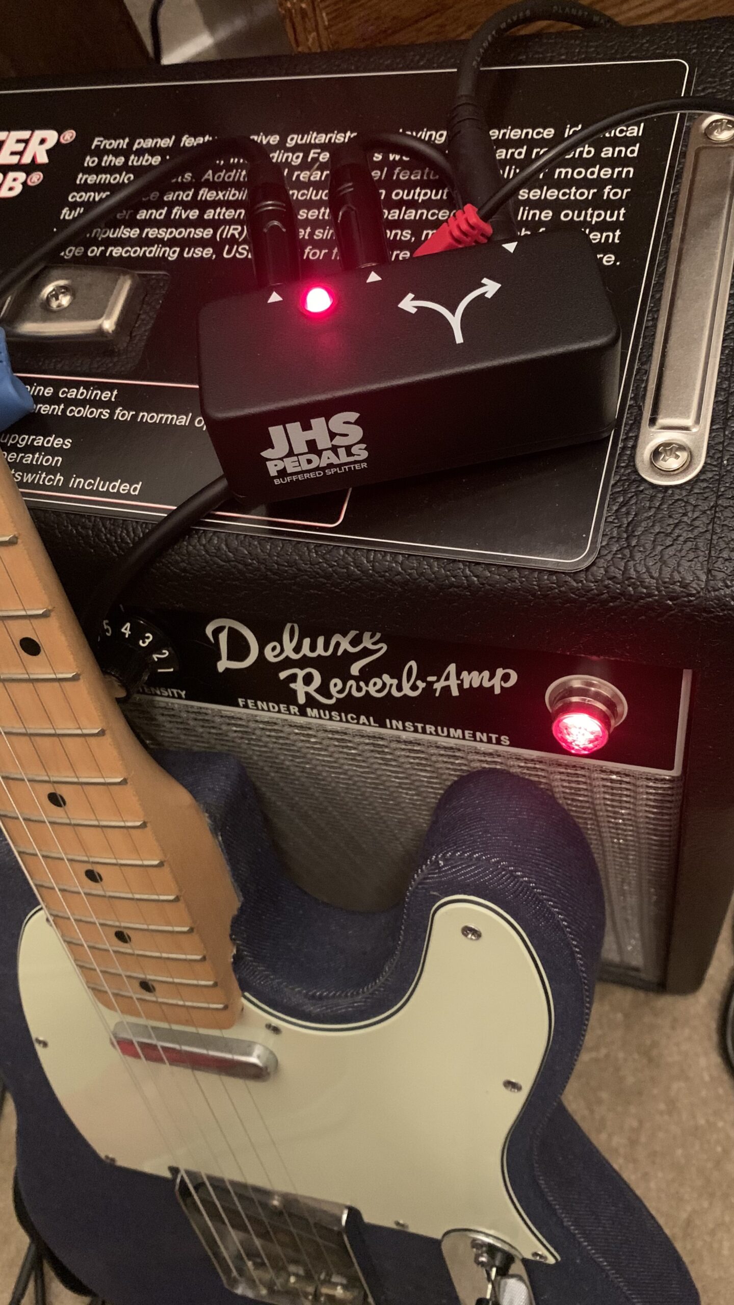 JHS Pedals JHS Buffered Splitter Guitar Signal Path Effect customer photo 1