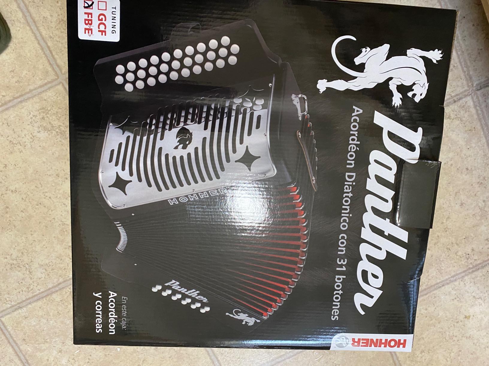 HOHNER Accordion, 3100FB Panther Diatonic customer photo 1