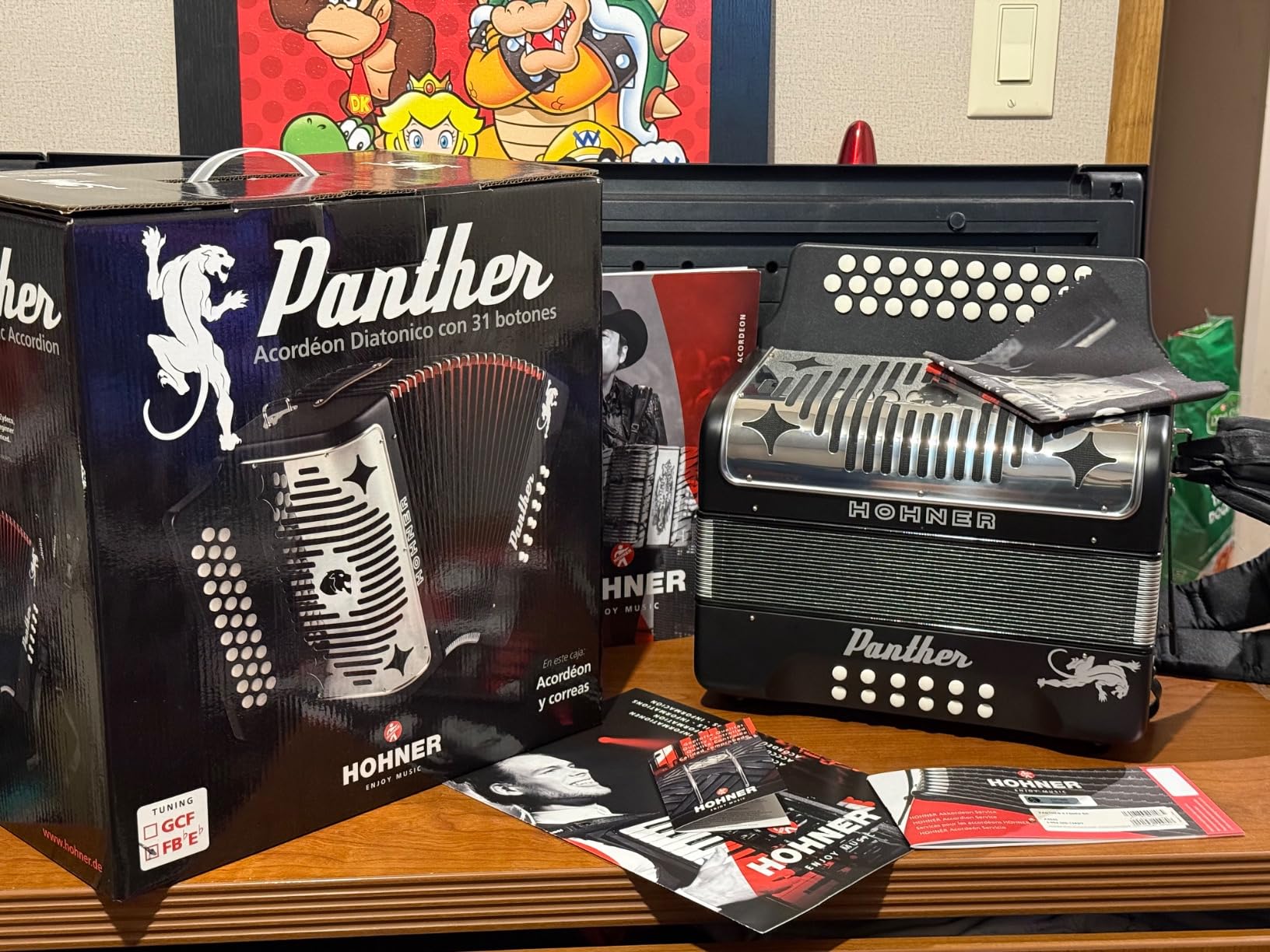 HOHNER Accordion, 3100FB Panther Diatonic customer photo 3