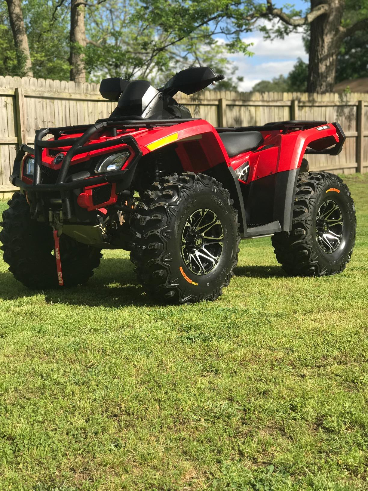 Full set of Kenda Bear Claw HTR Radial (8ply) 27x9-12 and 27x11-12 ATV Tires (4) customer photo 2