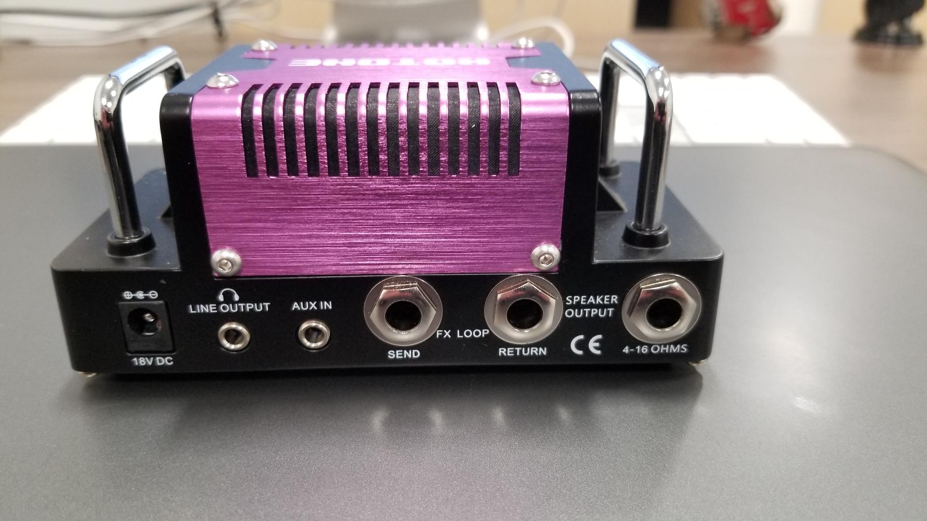 Hotone Nano Legacy Purple Wind 5-Watt Compact Guitar Amp Head with 3-Band EQ customer photo 2