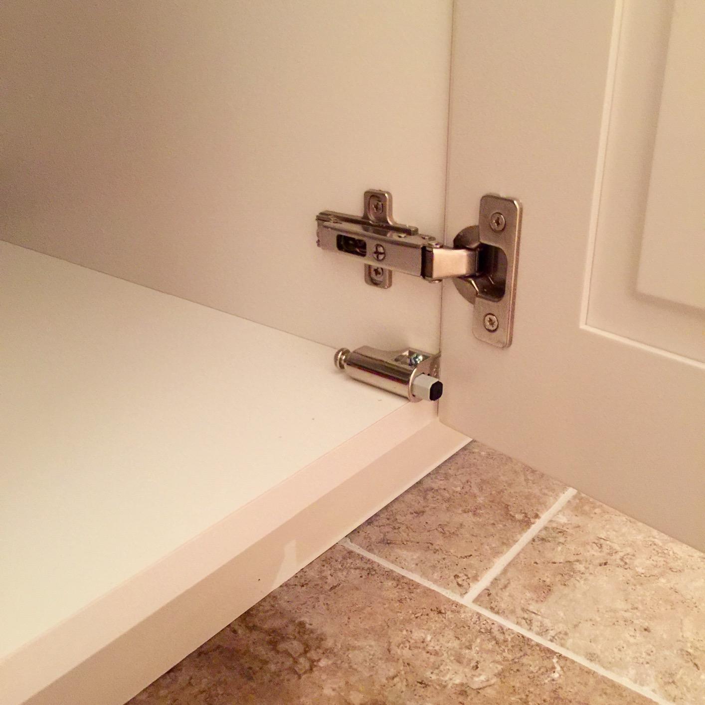 25 Pack Rok Hardware Soft Close Damper for Cabinet Doors/Compact/SoftClose Cabinet Adapter/Hardware/Hinge Polished Nickel Finish, SCD103 customer photo 2