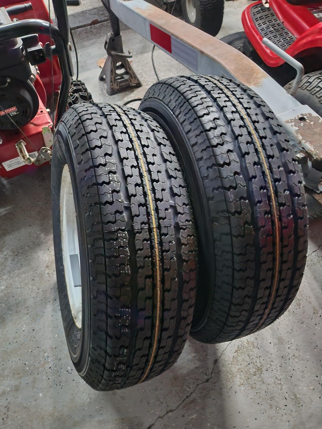 Free Country GRAND RIDE Set 2 Premium Trailer Tires ST 205/75R14 8PR Load Range D w/Scuff Guard 8mm Tread Depth customer photo 2