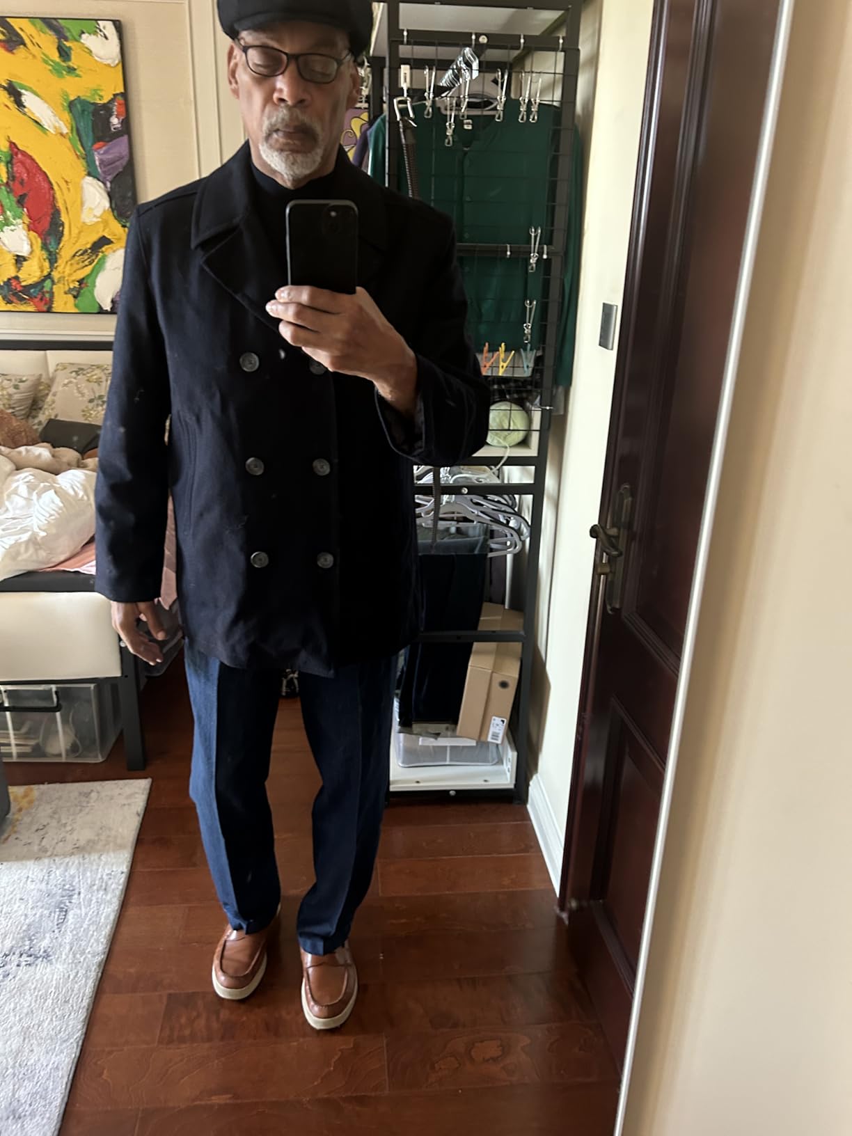 Nautica Men's Wool Blend Peacoat - Double-Breasted Winter Coat, Regular, Big & Tall Sizes customer photo 1