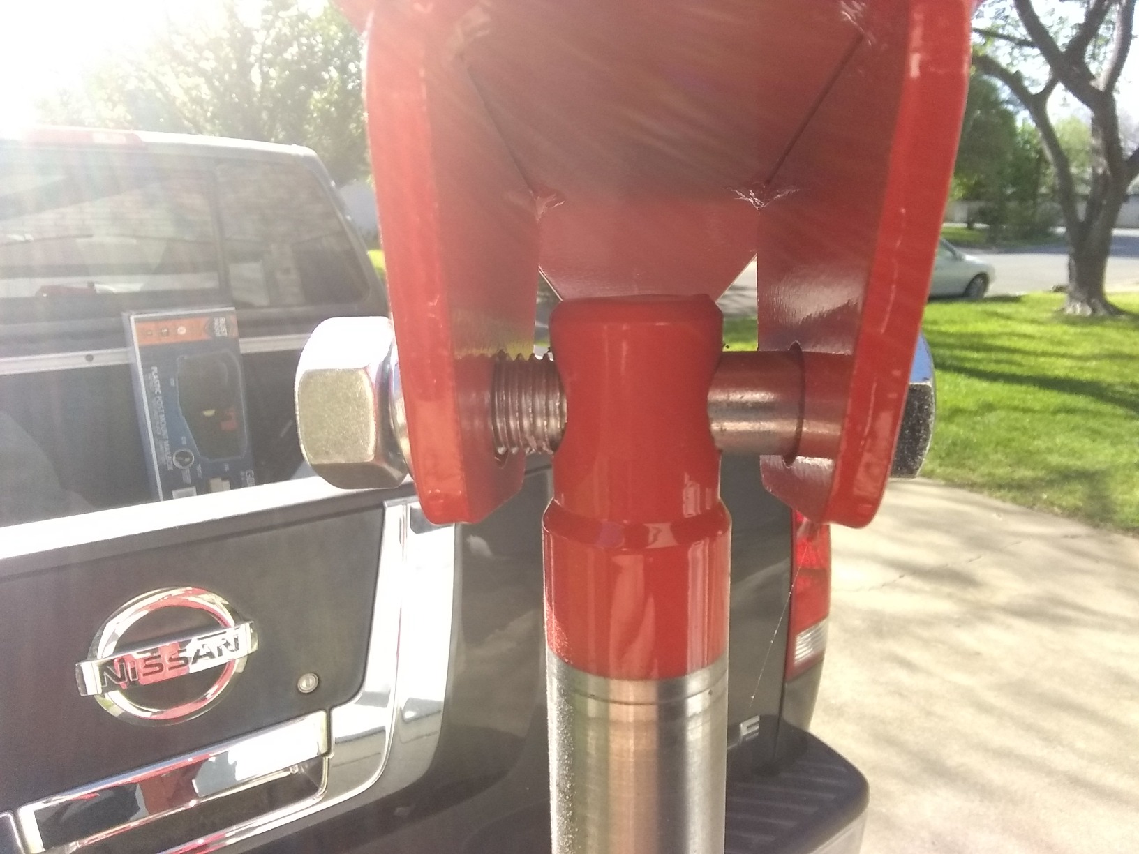 XtremepowerUS 500Lb Pickup Truck Hydraulic Pwc Dock Jib Engine Hoist Crane Hitch Mount Lift 2