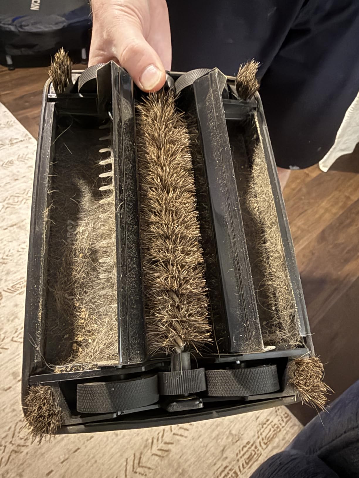 Fuller Brush Electrostatic Carpet & Floor Sweeper with Additional Rubber Rotor - 9