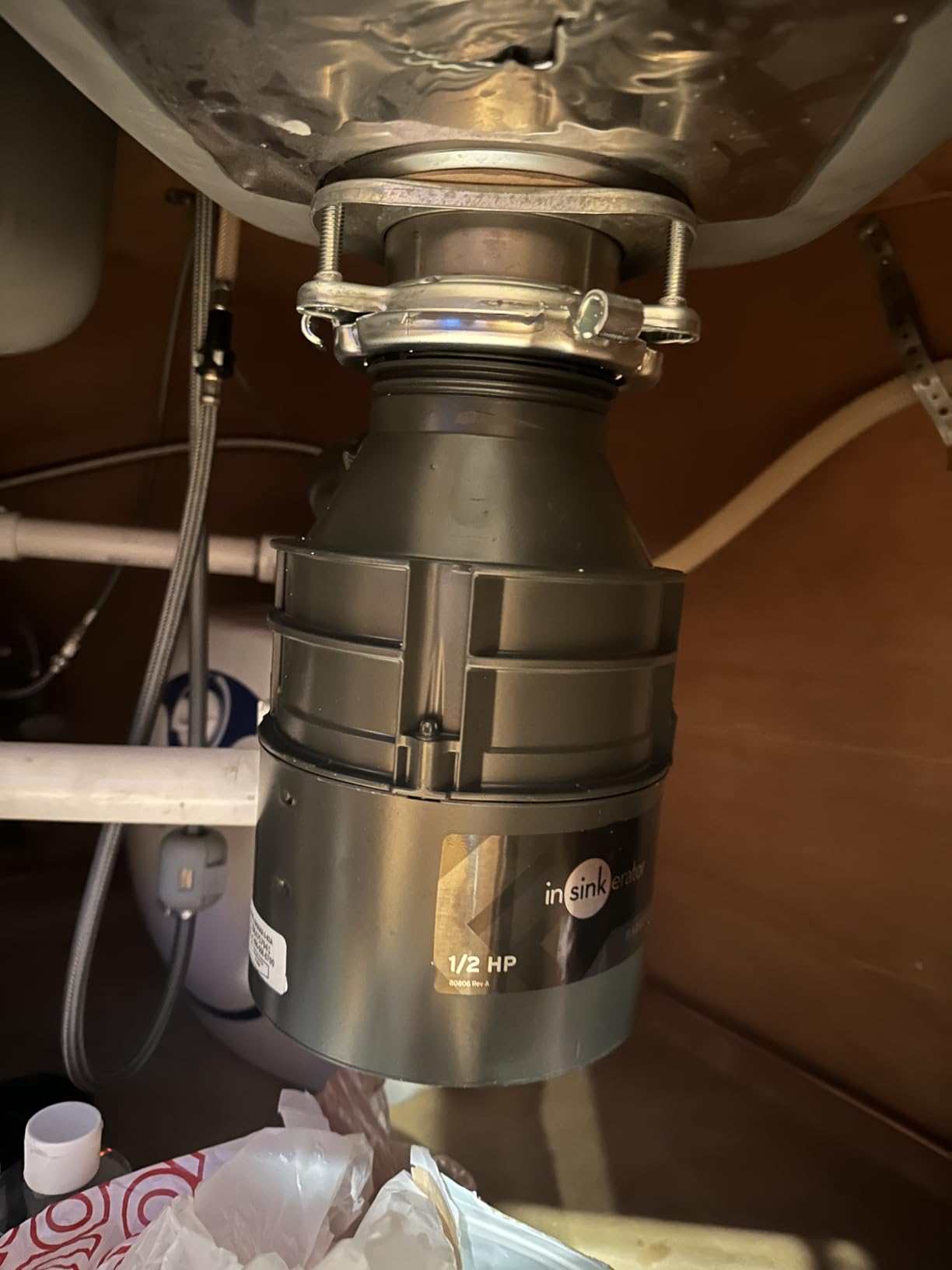 InSinkErator Badger 5 Garbage Disposal with Power Cord, Badger Series 1/2 HP Continuous Feed Food Waste Disposer customer photo 1