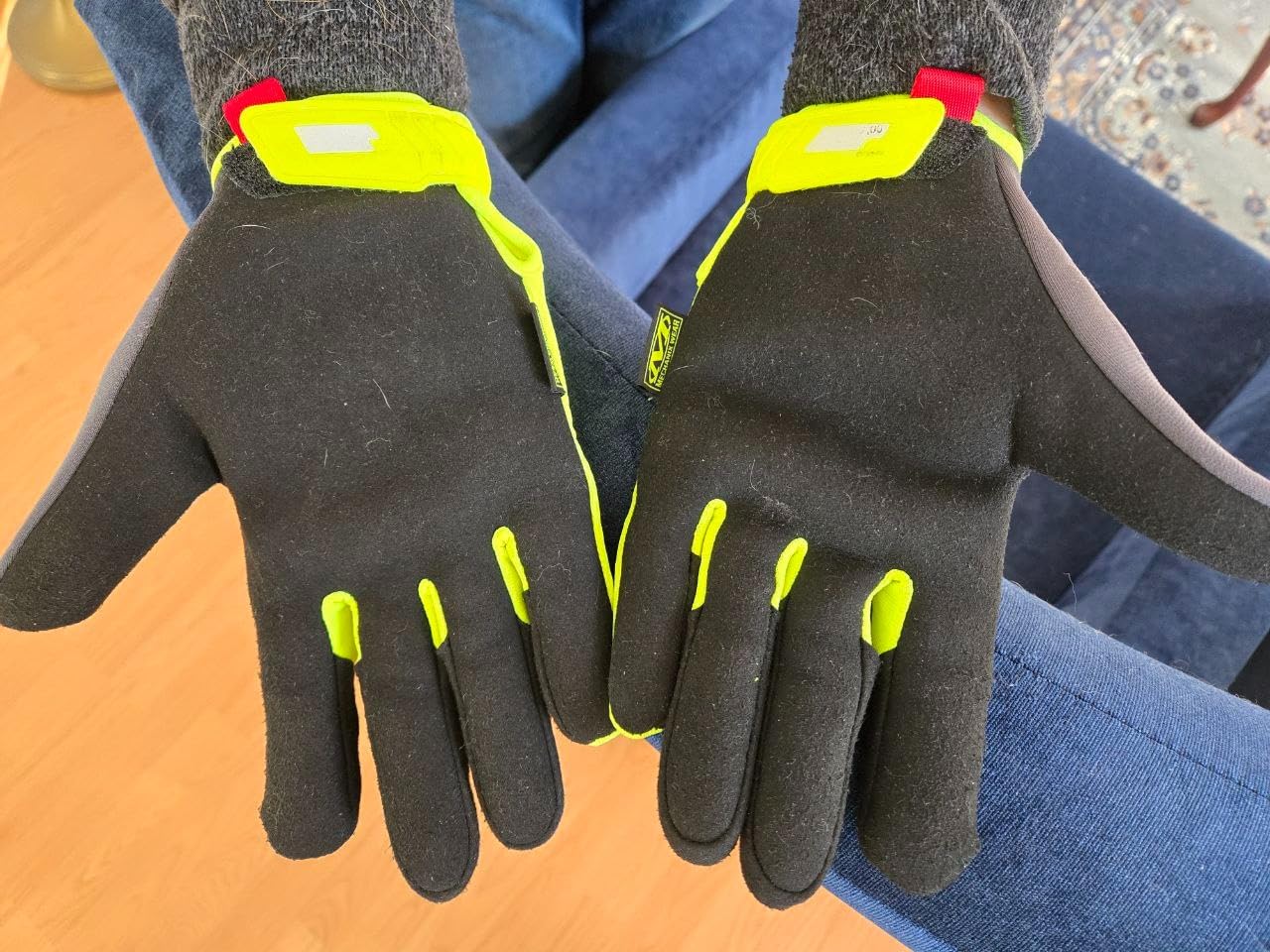 Mechanix Wear Original E5 Hi-Viz Cut Resistant Gloves Yellow Large | Armortex & TrekDry Construction with Hi-Viz Cut Resistance for High-Risk Heavy-Duty Work Environments customer photo 1