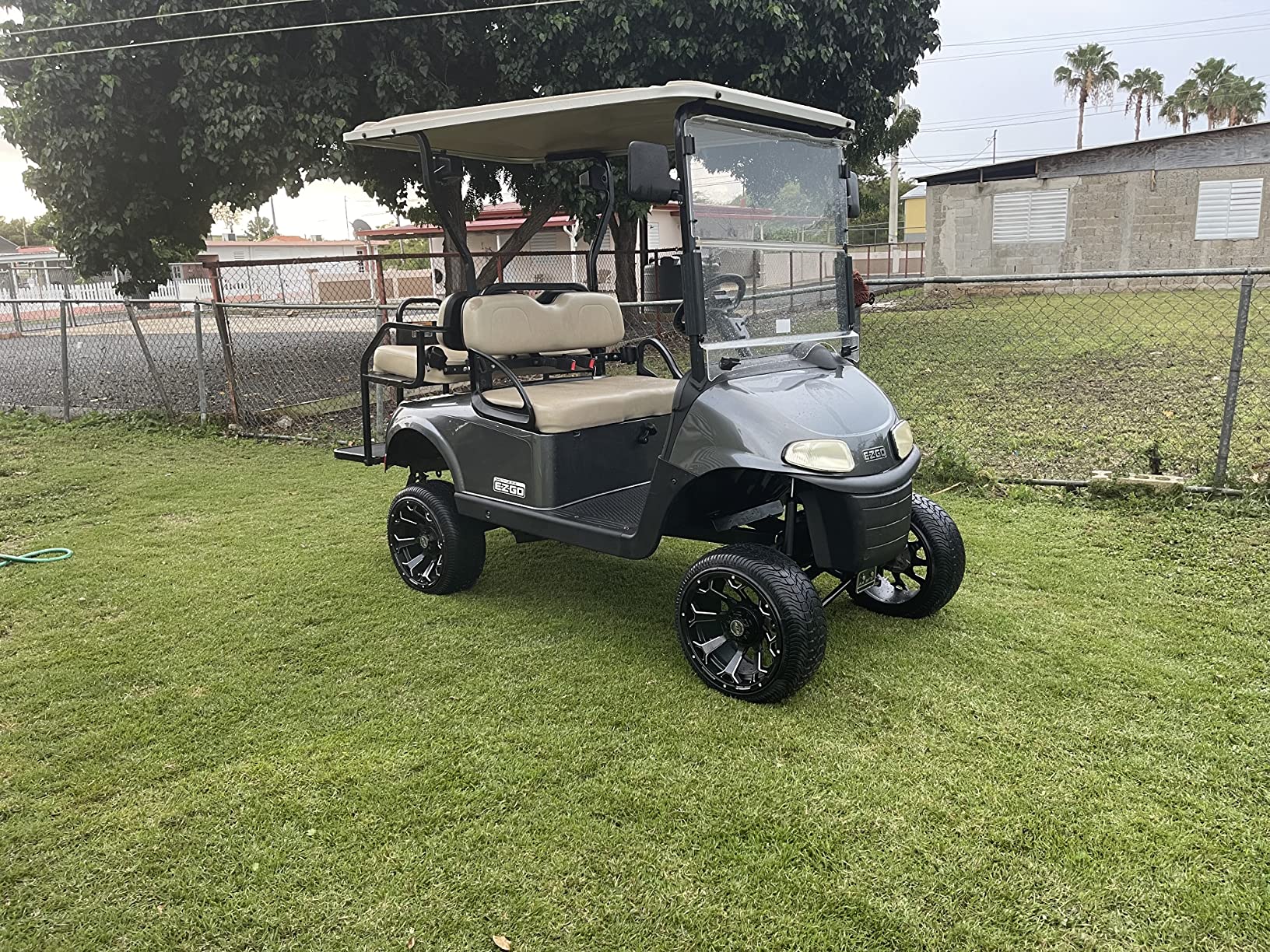 MADJAX EZGO RXV Golf Cart 6 Inch Lift Kit | A-Arm Lift Kit | Directly Compatible with 2008-2013.5 Electric Models (2013.5-2022 Gas & Electric Models Require Additional Bracket) customer photo 1