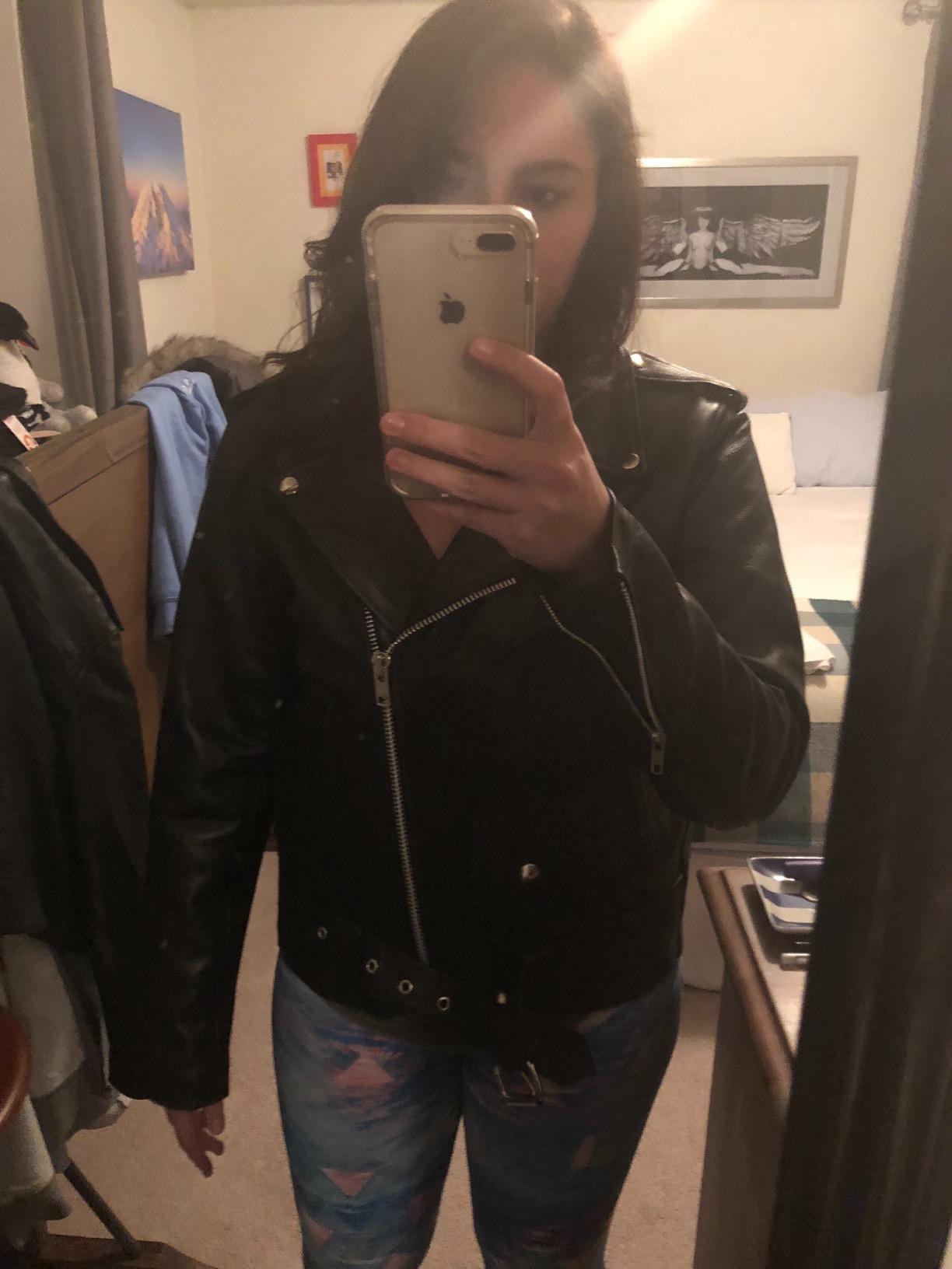 Milwaukee Women's Full Length Motorcycle Jacket customer photo 2