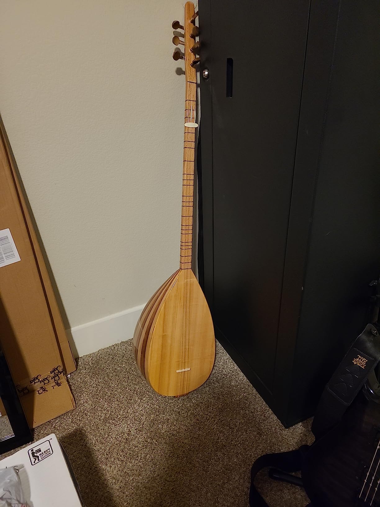Turkish Long Neck Mahogany And Maple Baglama Saz CSL-113 customer photo 1