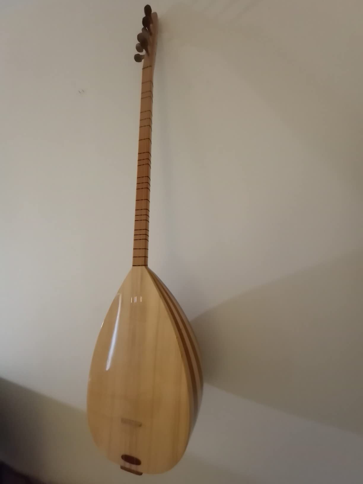 Turkish Long Neck Mahogany And Maple Baglama Saz CSL-113 customer photo 2