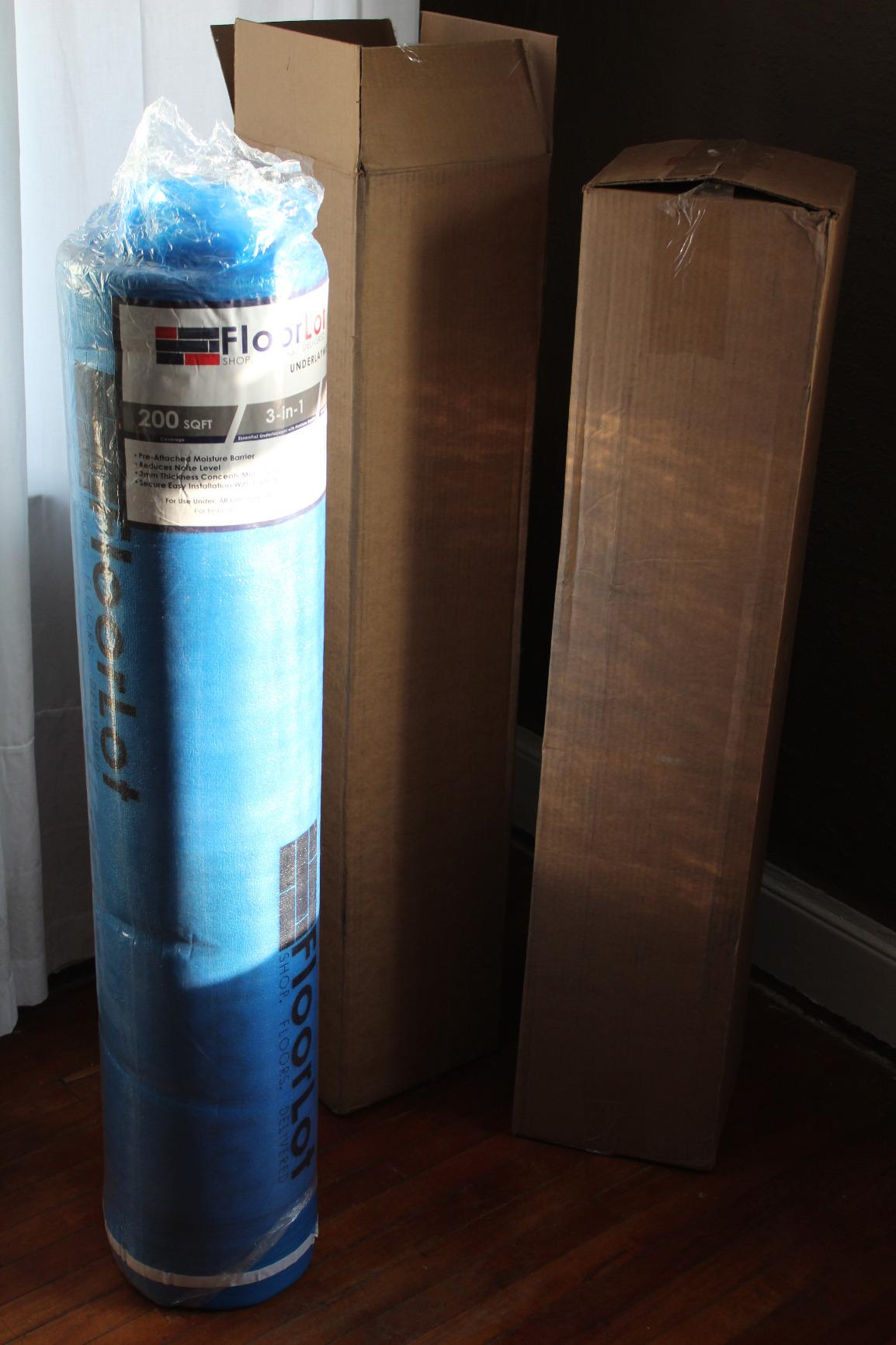 BlueStep Underlayment with Moisture Barrier for Laminate and Wood Floors, (200 sq.ft Roll) customer photo 2