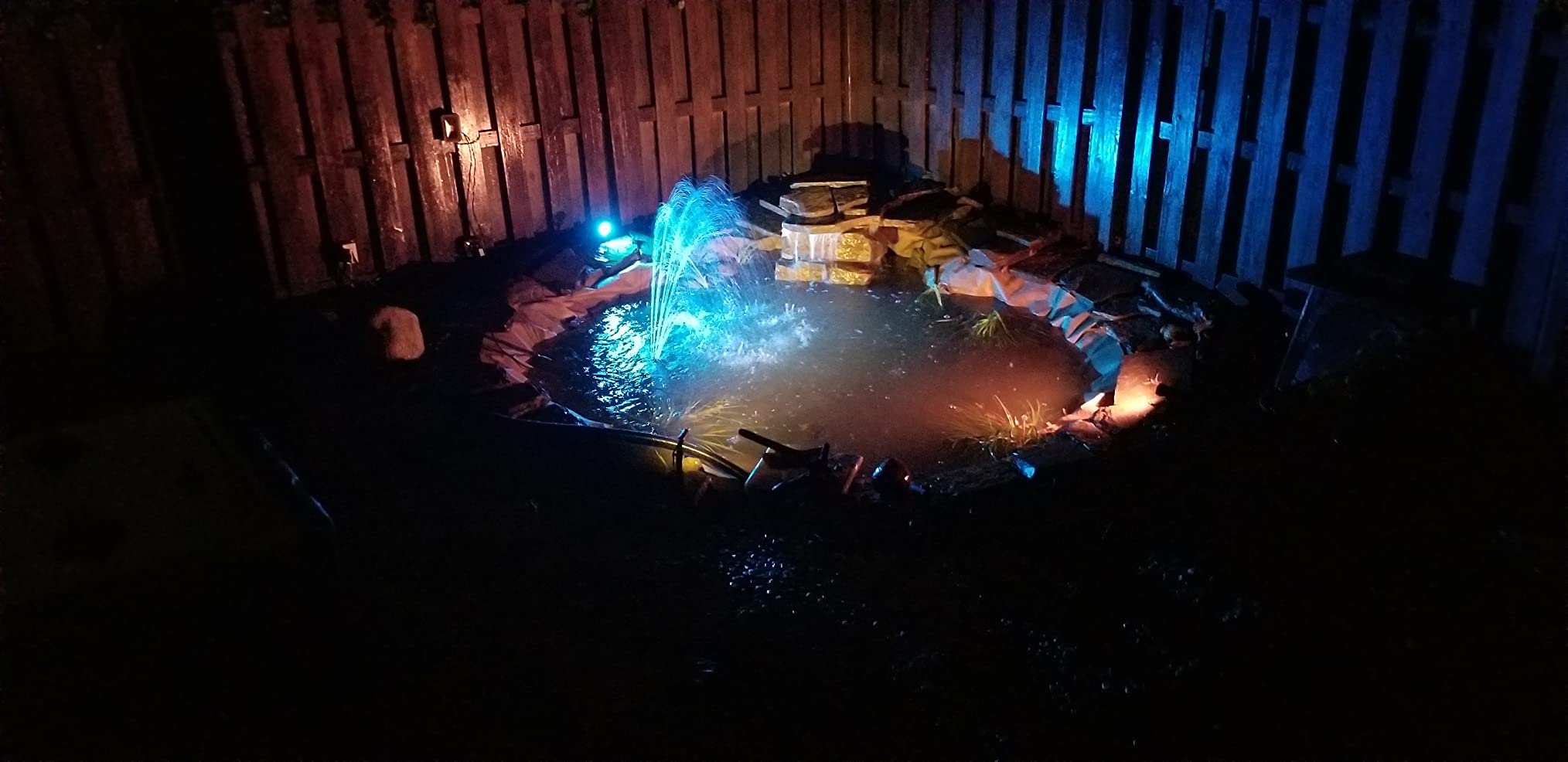 HALF OFF PONDS Simply Ponds 2,100 GPH Submersible Pump Pond Kit with 15' x 20' PVC Plastic Pond Liner for Water Garden & Koi Pond customer photo 1