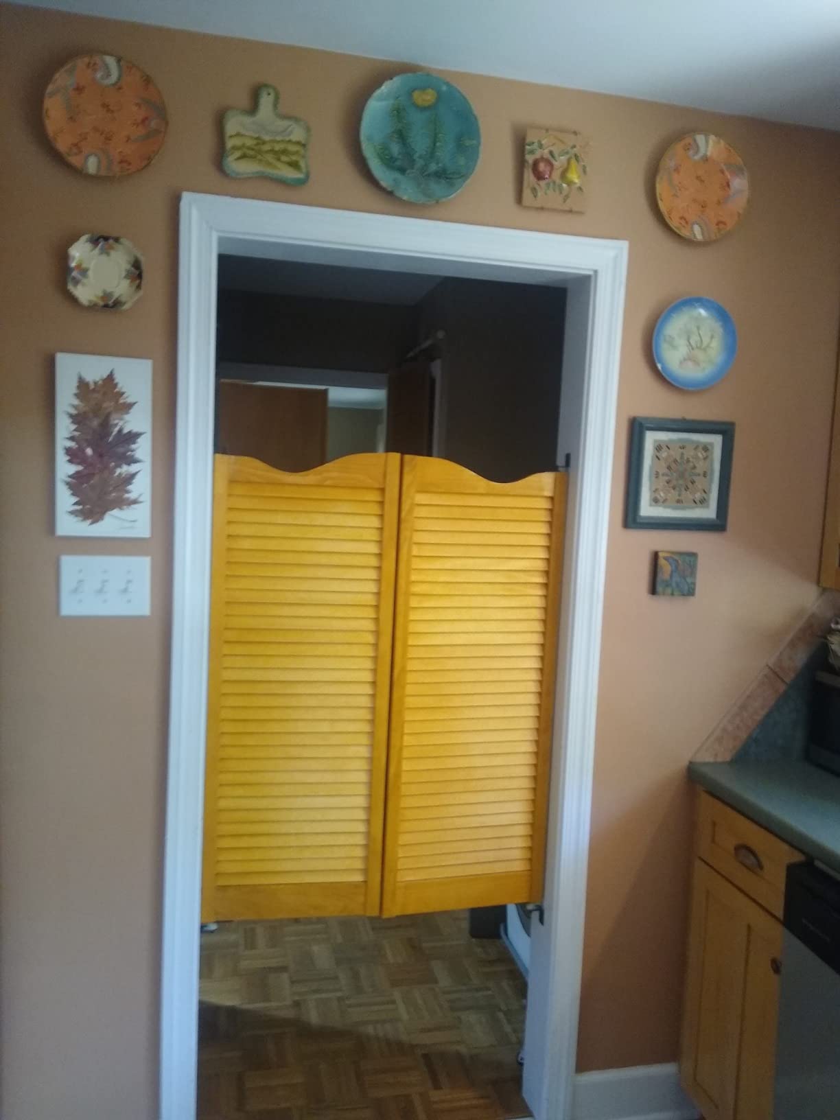 Premade Pine Interior Swinging Saloon Doors | 1-1/8
