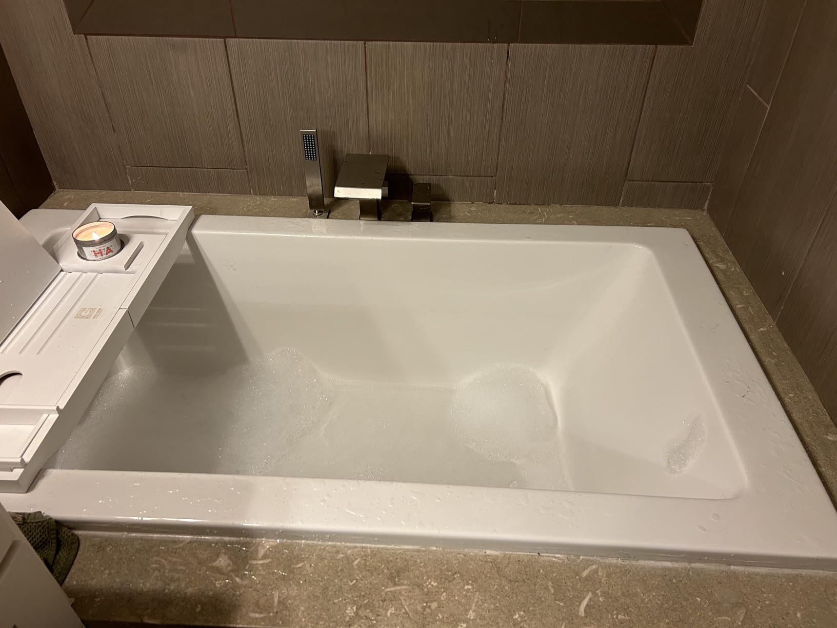 Bathtub - Drop In White Soaking Tub, Durable Fiberglass Acrylic Construction, Compact 48