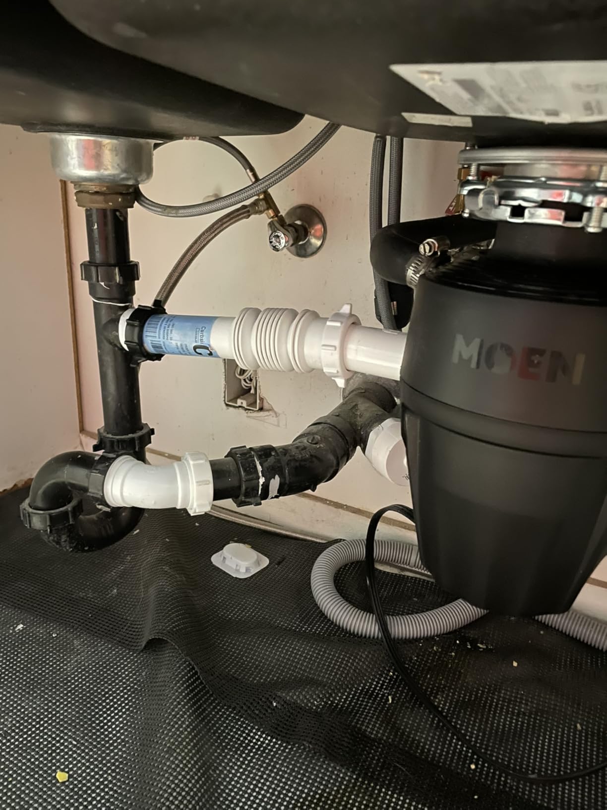 Moen Prep Series PRO Continuous Feed Compact Garbage Disposal for Kitchen Sink with Power Cord, GXP50C customer photo 2