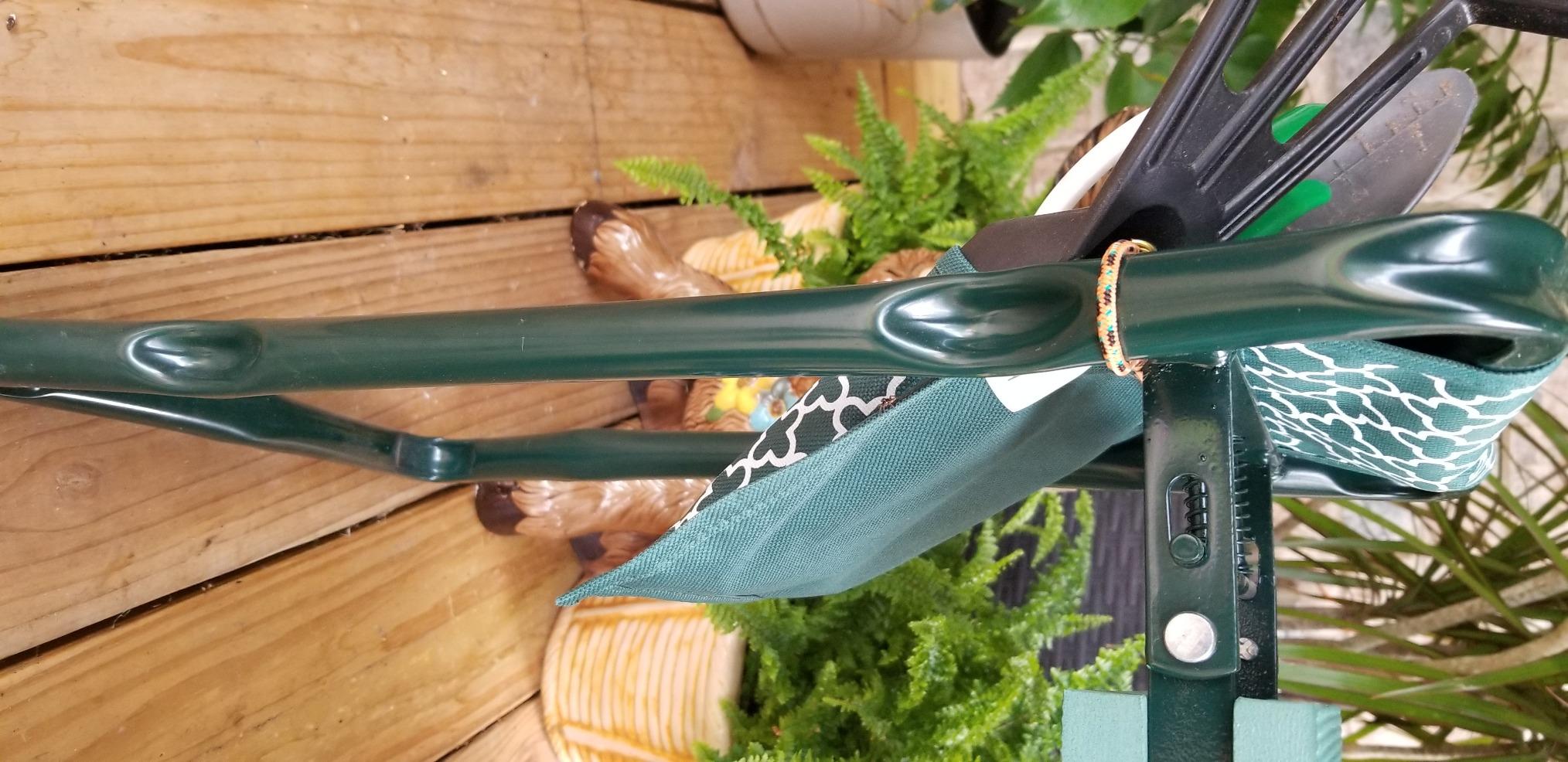 Garden Kneeler And Seat - Protects Your Knees, Clothes From Dirt & Grass Stains - Foldable Stool For Ease Of Storage - EVA Foam Pad - Sturdy and Lightweight - Bench Comes With A Free Tool Pouch! customer photo 2