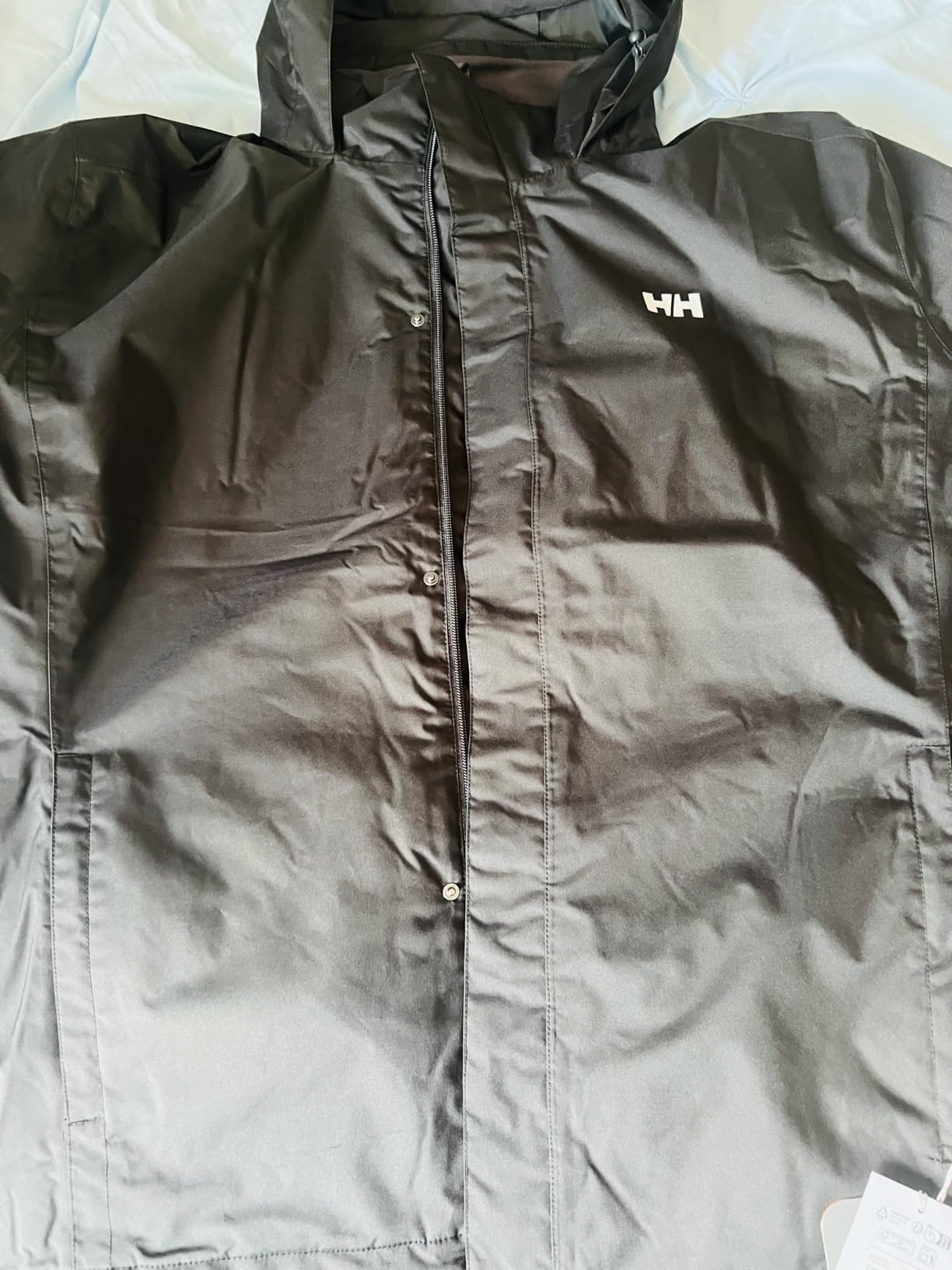 Helly-Hansen Men's Dubliner Jacket Waterproof, Windproof, Breathable Shell Rain Coat with Packable Hood customer photo 1