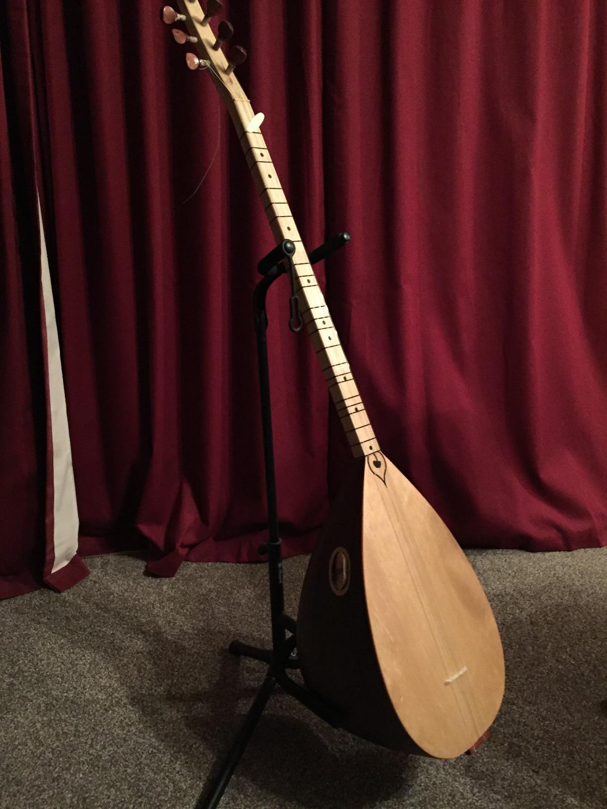 Quality Turkish Long Neck Baglama Saz String Musical Instrument ASL-202 customer photo 2