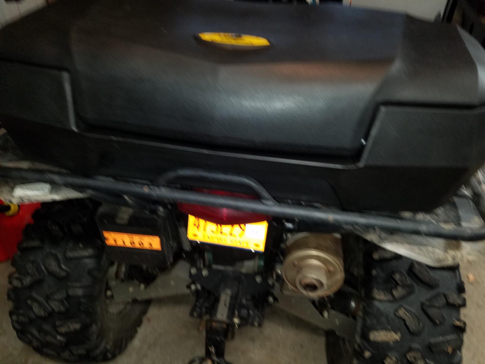 Black Boar ATV Front Storage Box customer photo 1