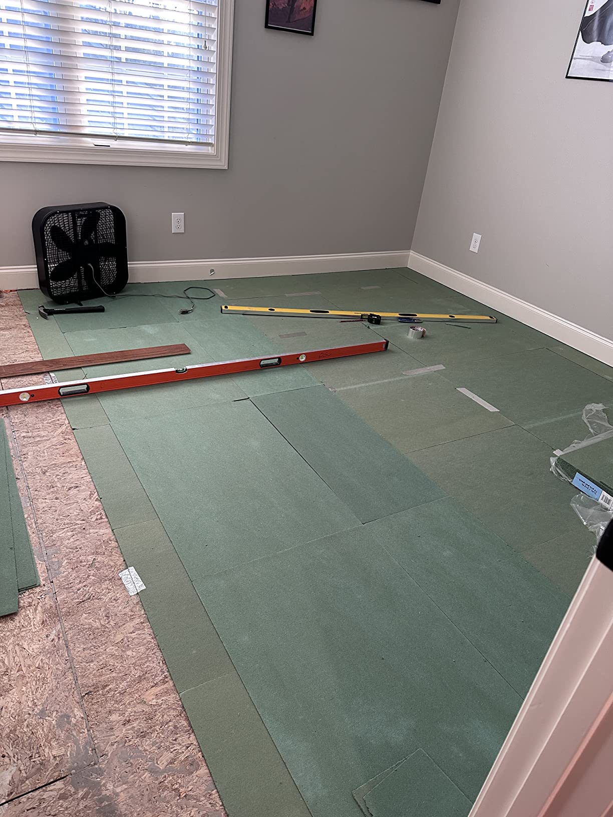 Wood Fiber Flooring Underlayment, 3mm (1/8 Inch) Thickness - 90 Sq Ft, Natural Soundproofing Insulation, for Laminate, Vinyl, LVT, LVP, or Hardwood customer photo 1