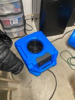 MOUNTO 1/4 HP 1200 CFM Low Profile Air Mover, 2-Speed Carpet Dryer Floor Fan with Dual GFCI Outlets, Stackable Lightweight Blower customer photo 1