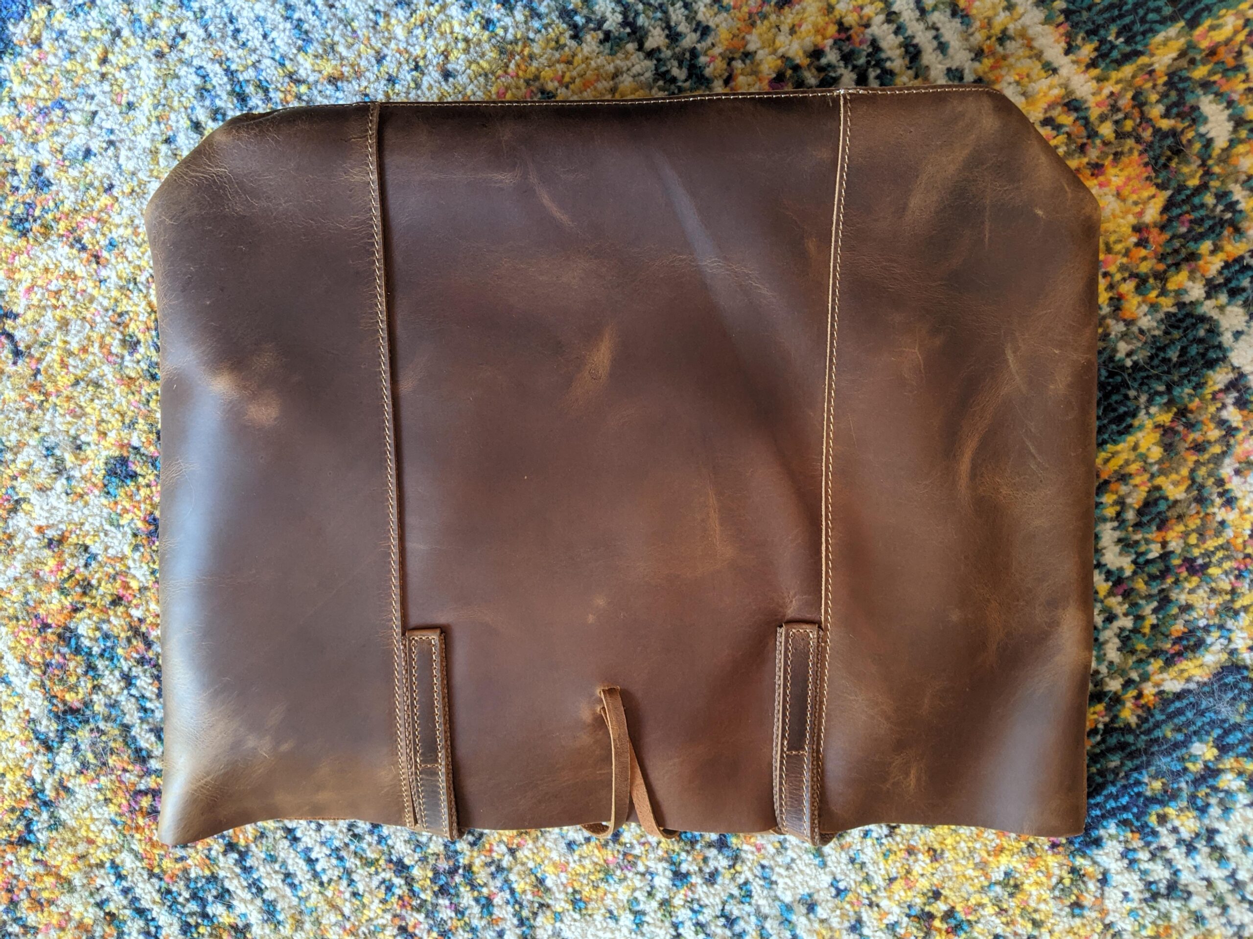 Vintage Genuine Leather Tote Bag for Women Large Shoulder Purse Handbag customer photo 2