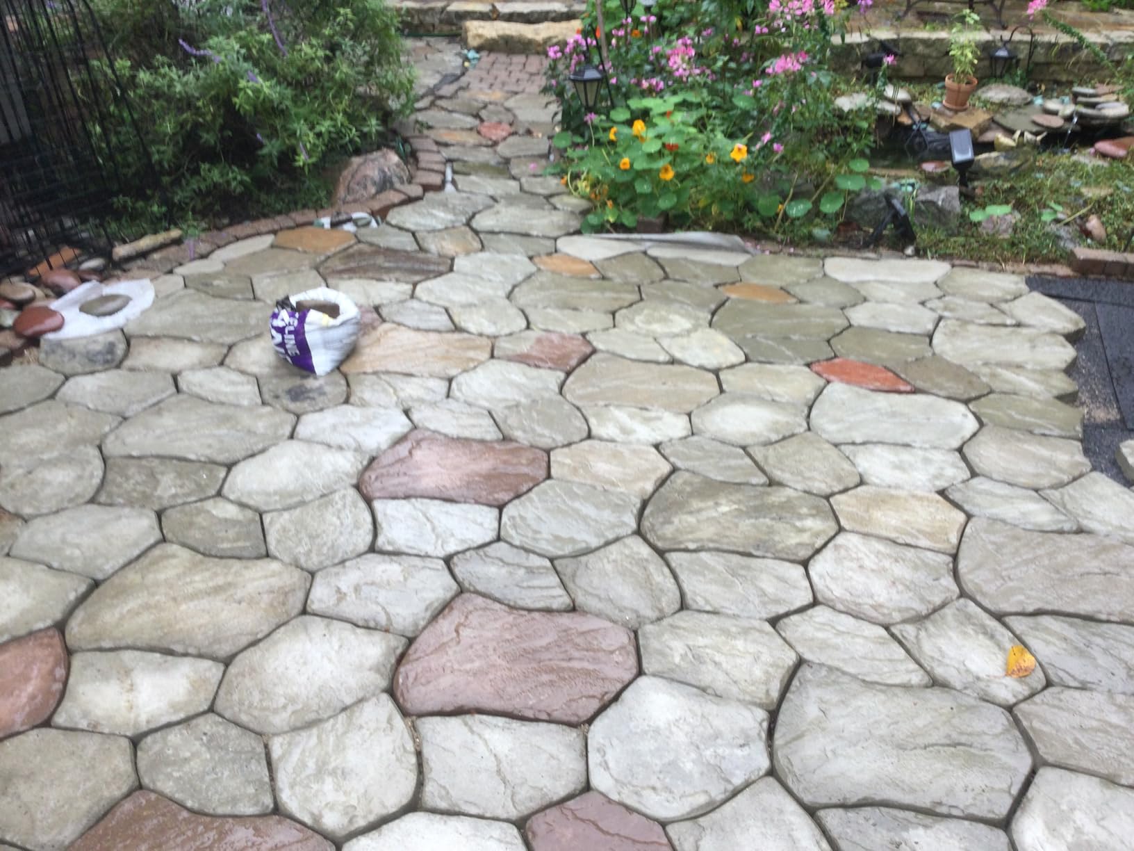 SvitMolds Concrete molds DIY Sold 6 pcs Plastic Moulds Flagstone Casting Concrete Paving Garden Paths Stone Patio Pavers for Garden Walkway #S34 customer photo 1