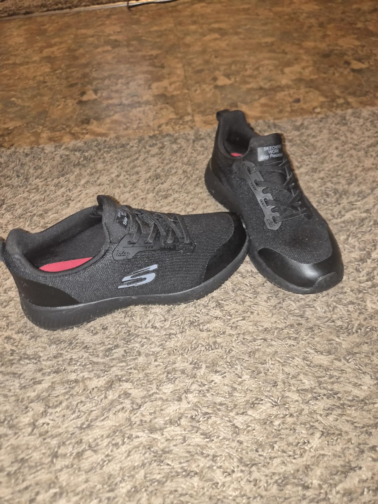 Skechers Women's Squad Sr Food Service Shoe | Work, Electrical Hazard, Memory Foam, 3M Scotchgard, Relaxed Fit customer photo 1