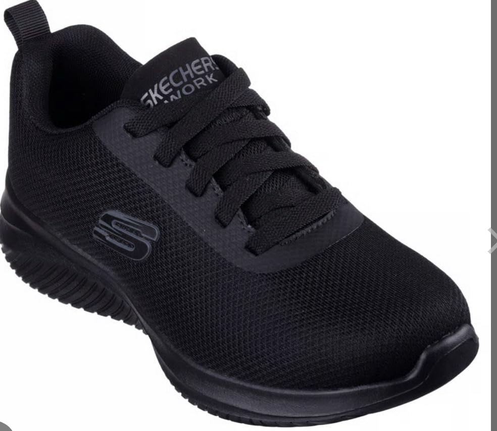Skechers Women's Squad Sr Food Service Shoe | Work, Electrical Hazard, Memory Foam, 3M Scotchgard, Relaxed Fit customer photo 2