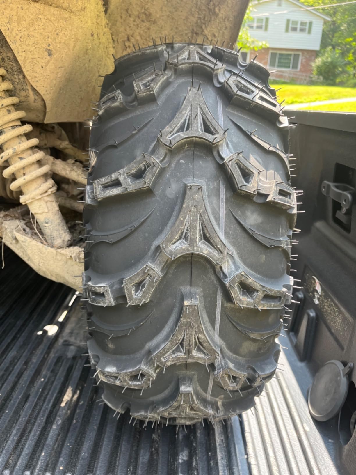 Full set of ITP Mud Lite II (6ply) 25x8-12 and 25x10-12 ATV Tires (4) customer photo 1