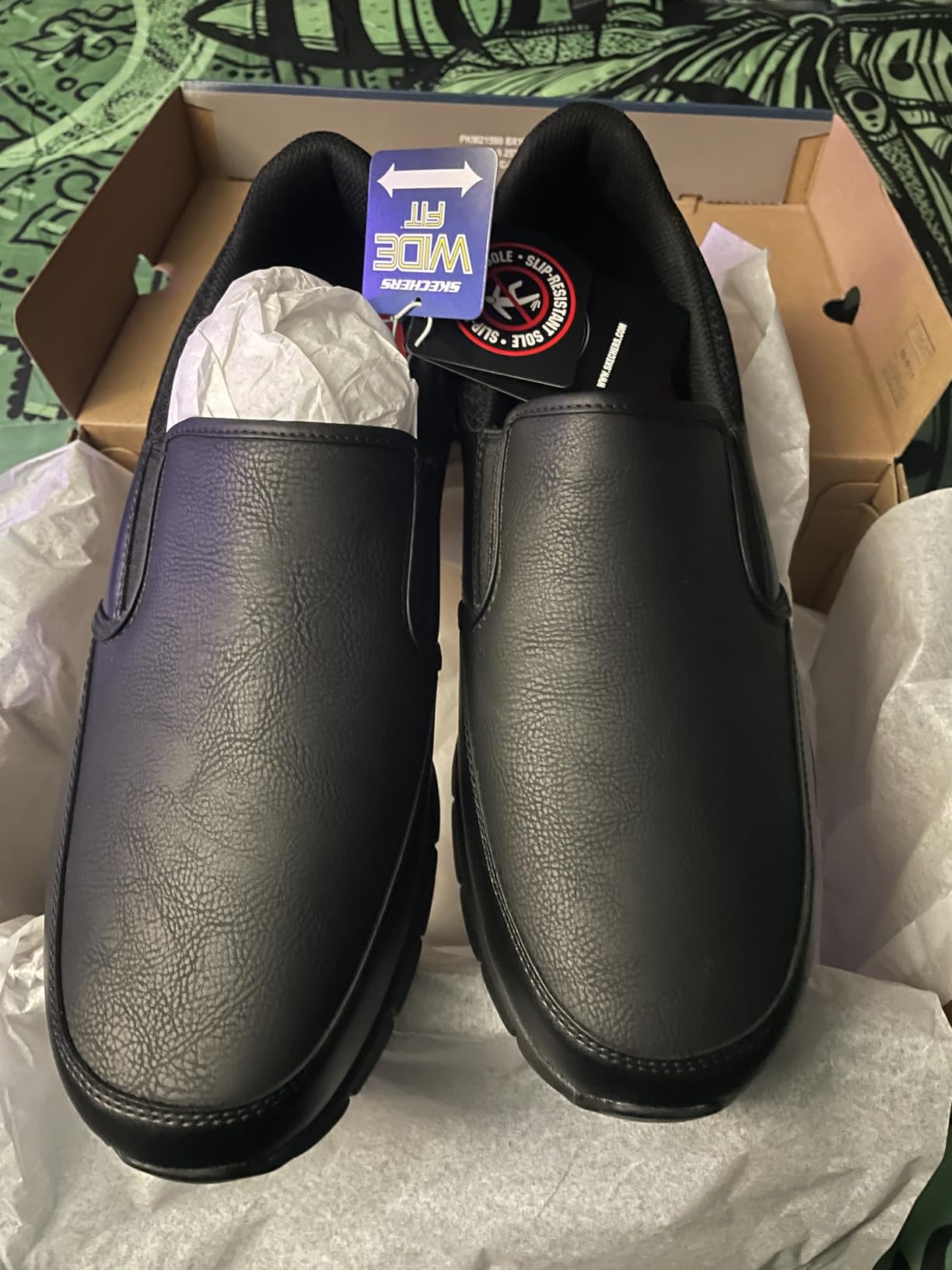 Skechers Men's Nampa Groton Slip On | Work, Athletic Inspired, Relaxed Fit, Memory Foam, Electrical Hazard, Slip Resistant, Bingee customer photo 2