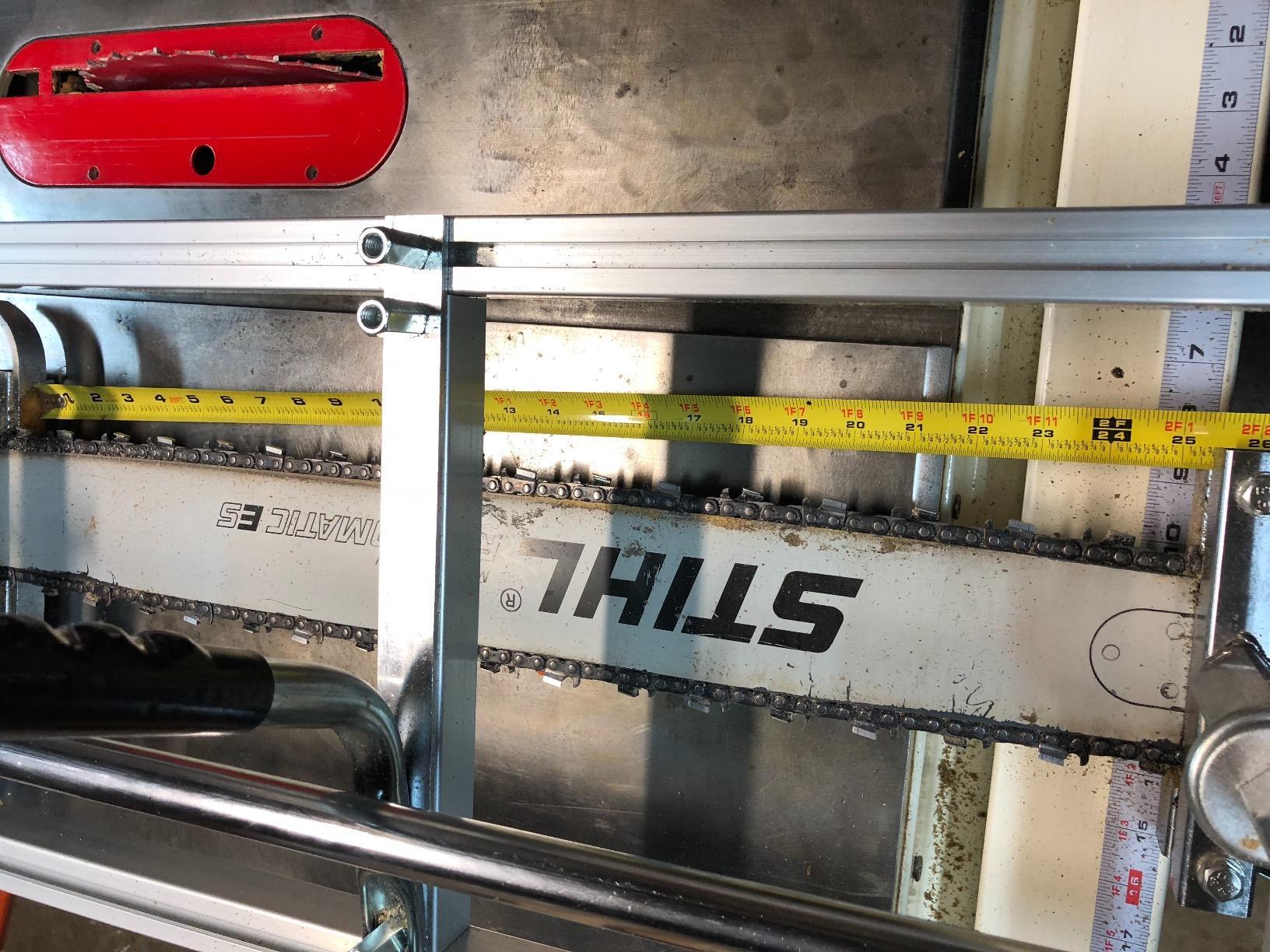 Portable Chainsaw mill 48 Inches Planking Milling Bar Size 14 Inches to 48 Inches customer photo 2