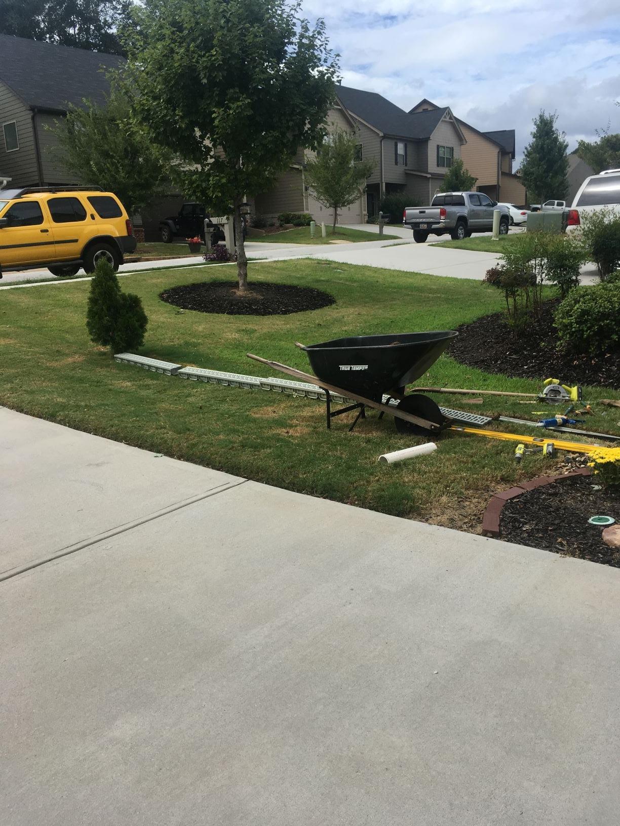 Vodaland - 4 Inch Trench Drain System with Grate - Ivory Color - Easy 2 Channel (5) customer photo 2