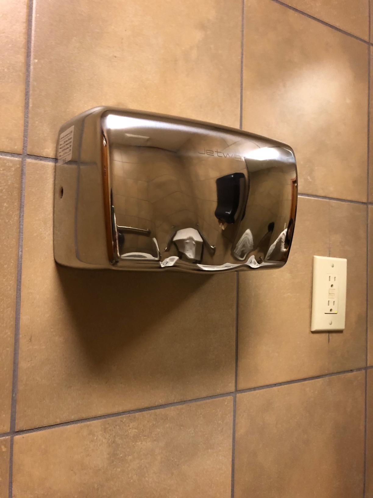 JETWELL 2Pack Compact High Speed Hand Dryer Model JW2803 | Stainless Steel Cover, Hardwired or Plug-In, Automatic Warm Wind, with Heating Switch, AC110V-130V customer photo 2