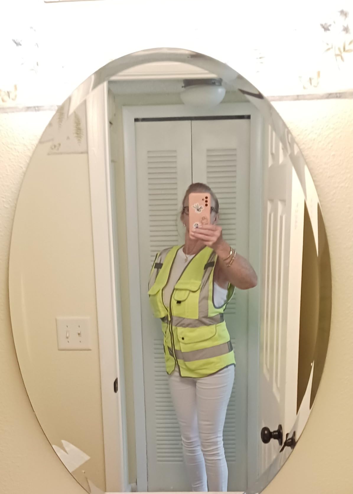 XIAKE 9 Pockets Class 2 High Visibility Reflective Safety Vest for Men Women, Meets ANSI/ISEA Standard customer photo 2